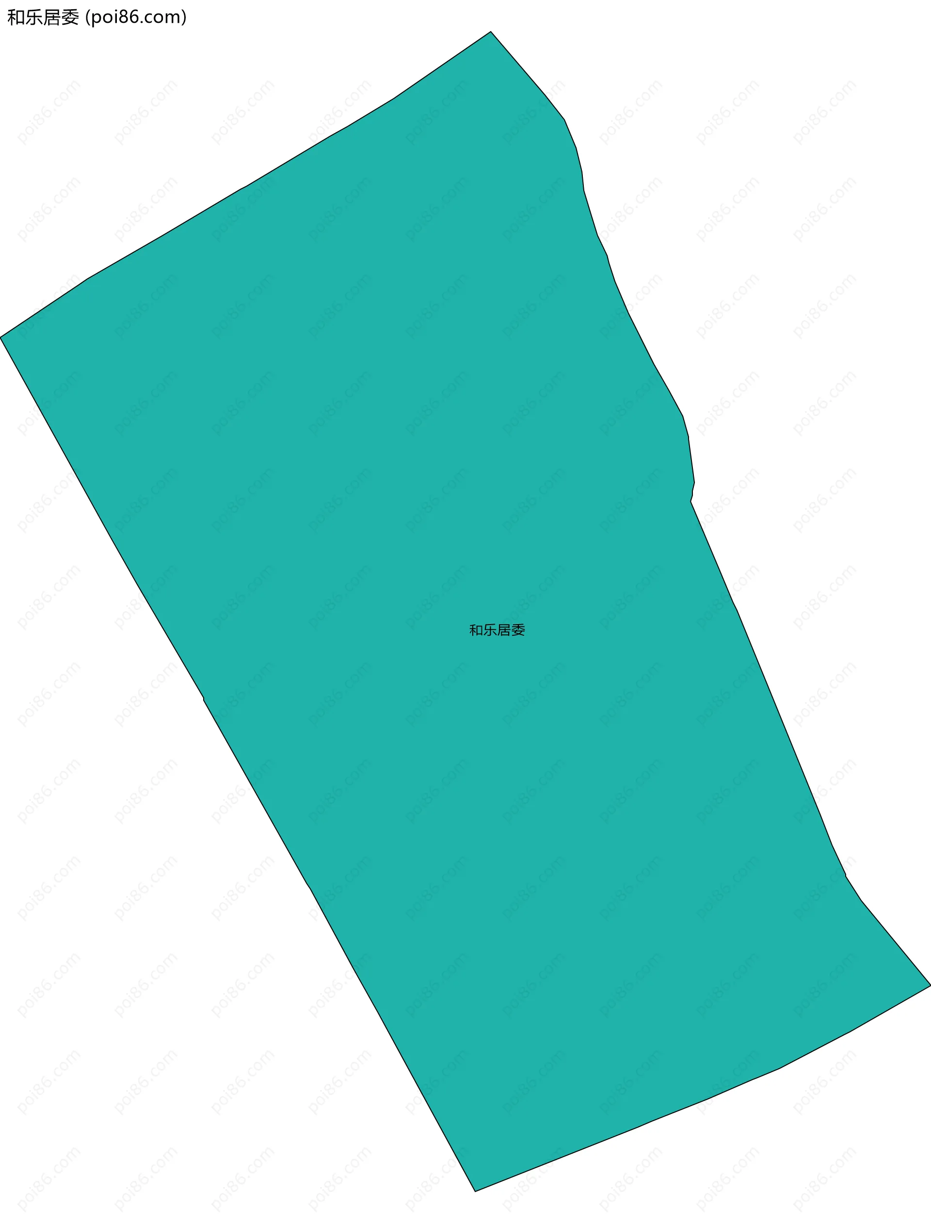 和乐居委边界地图