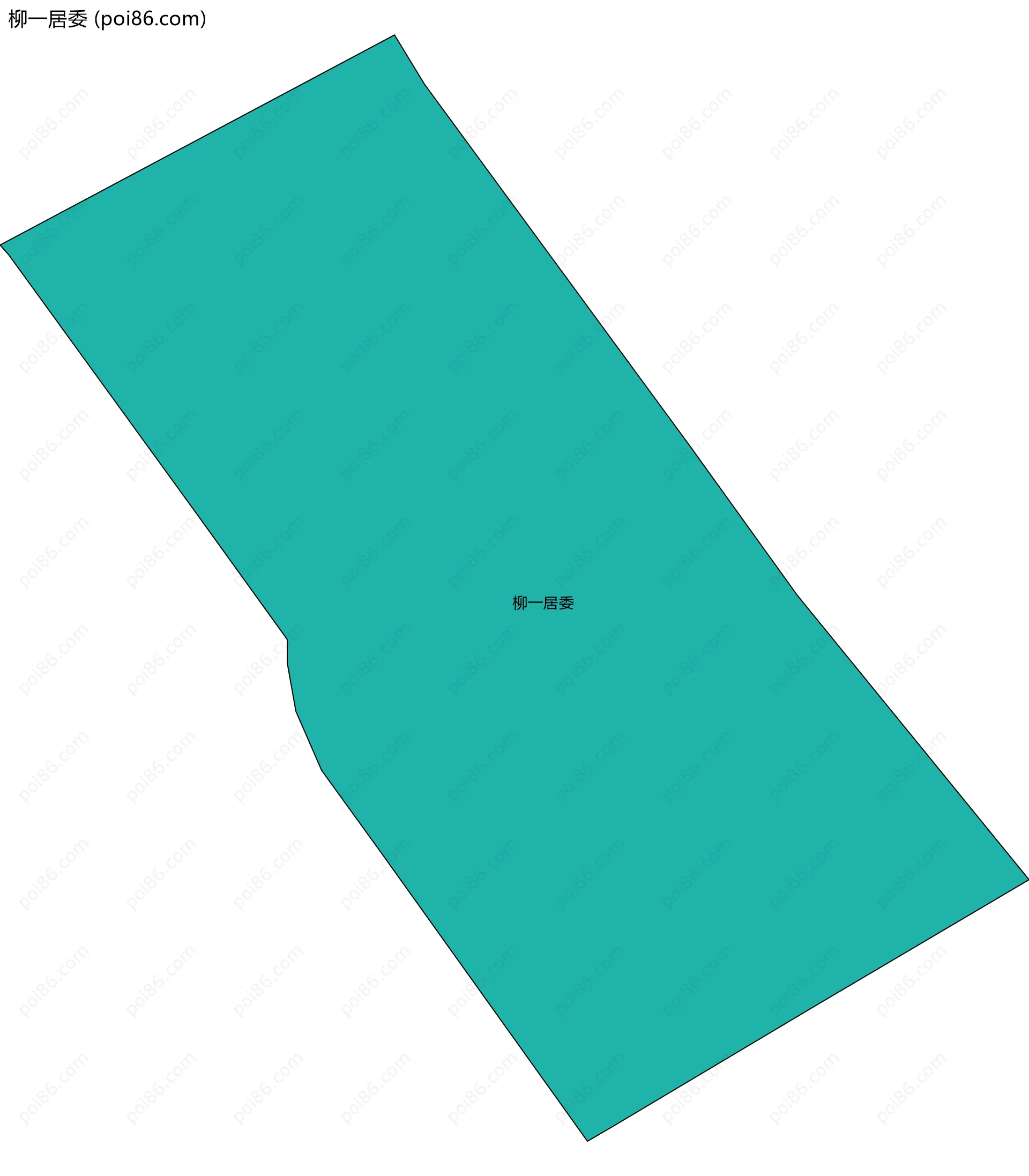 柳一居委边界地图