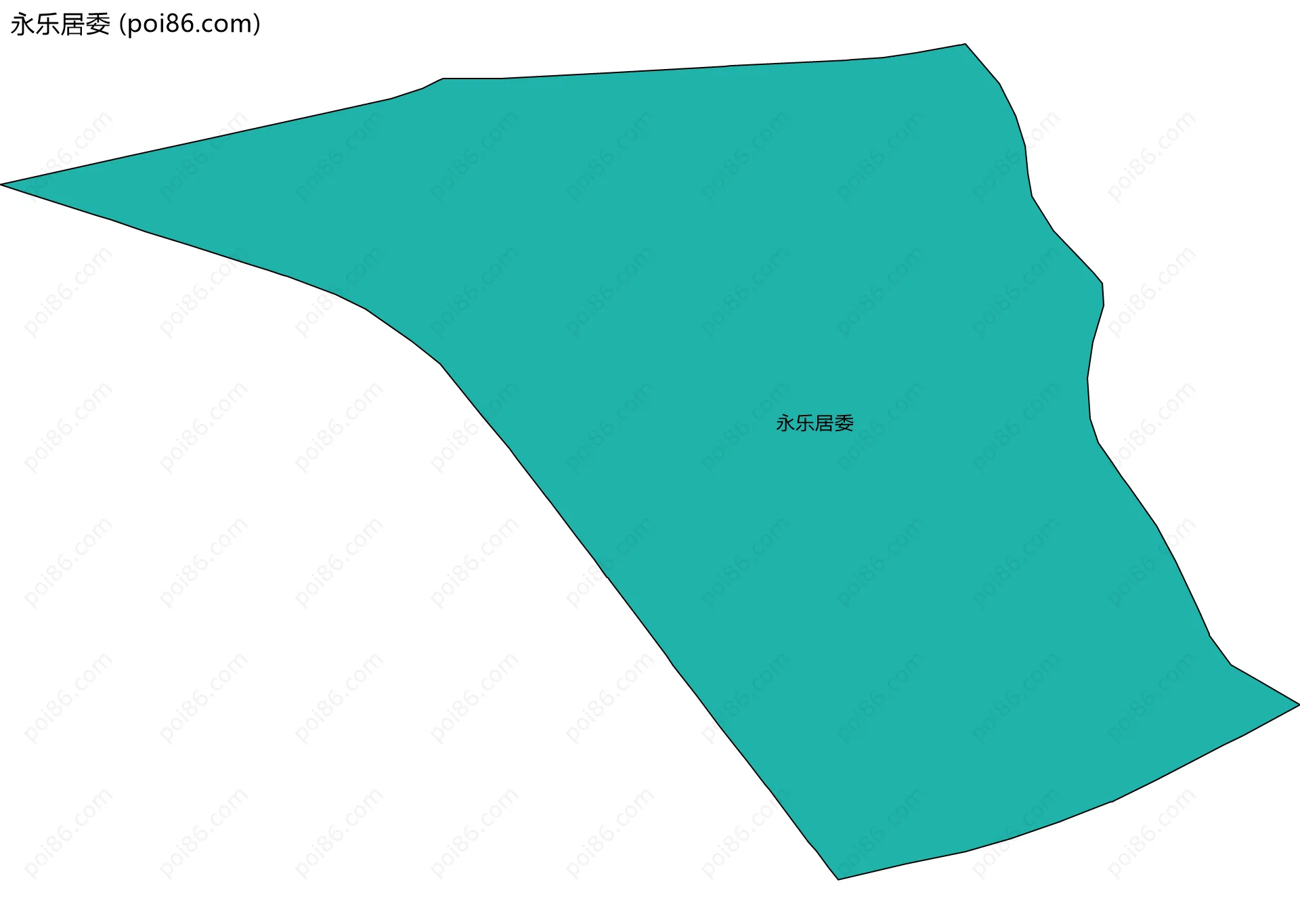 永乐居委边界地图