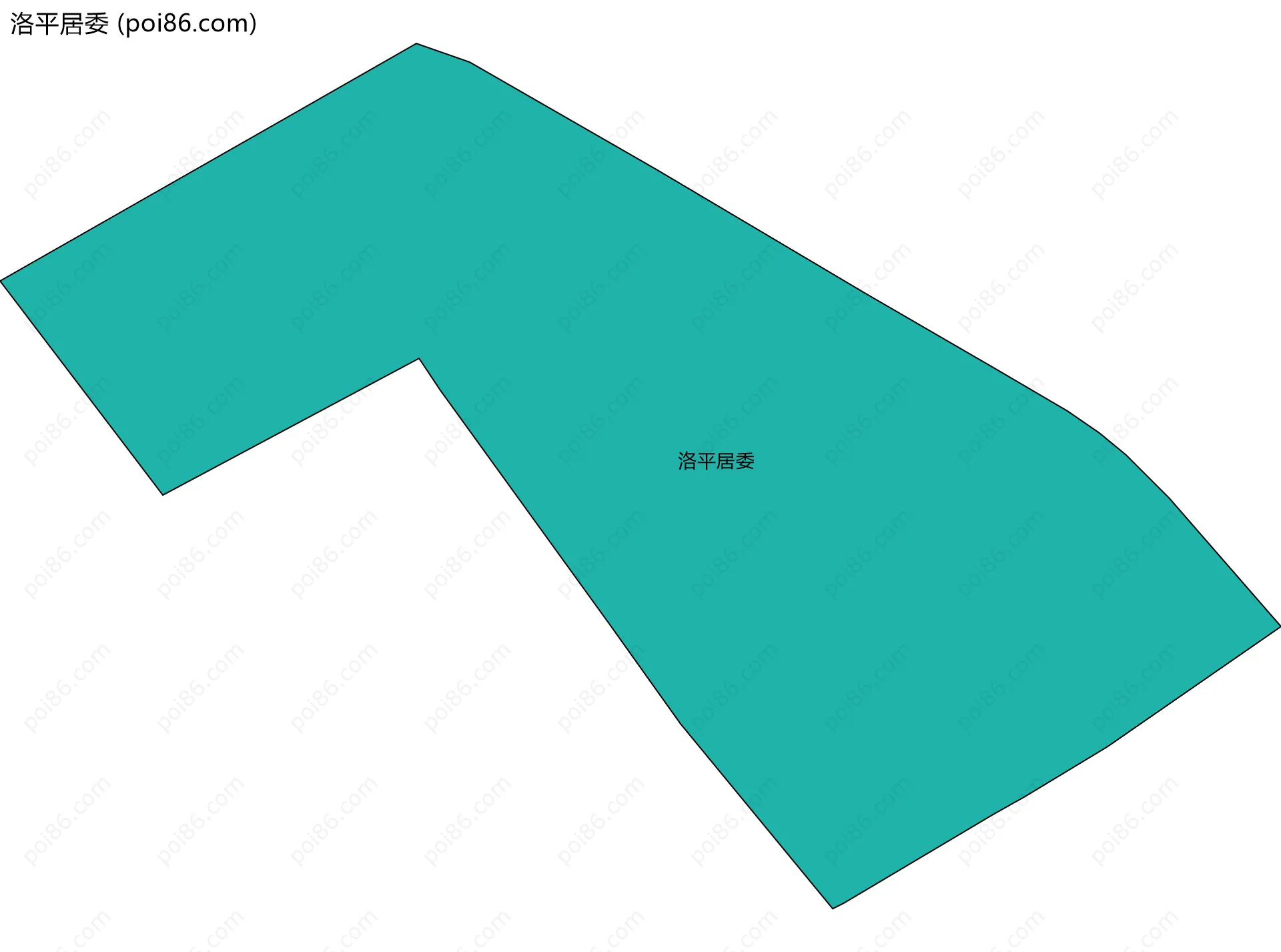 洛平居委边界地图