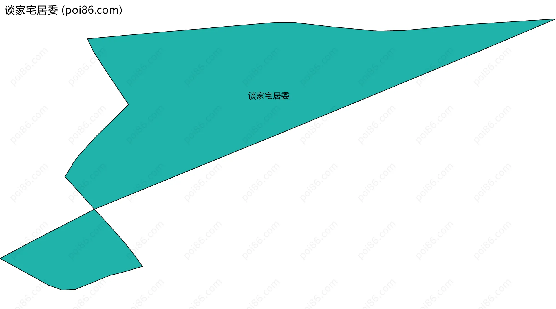 谈家宅居委边界地图