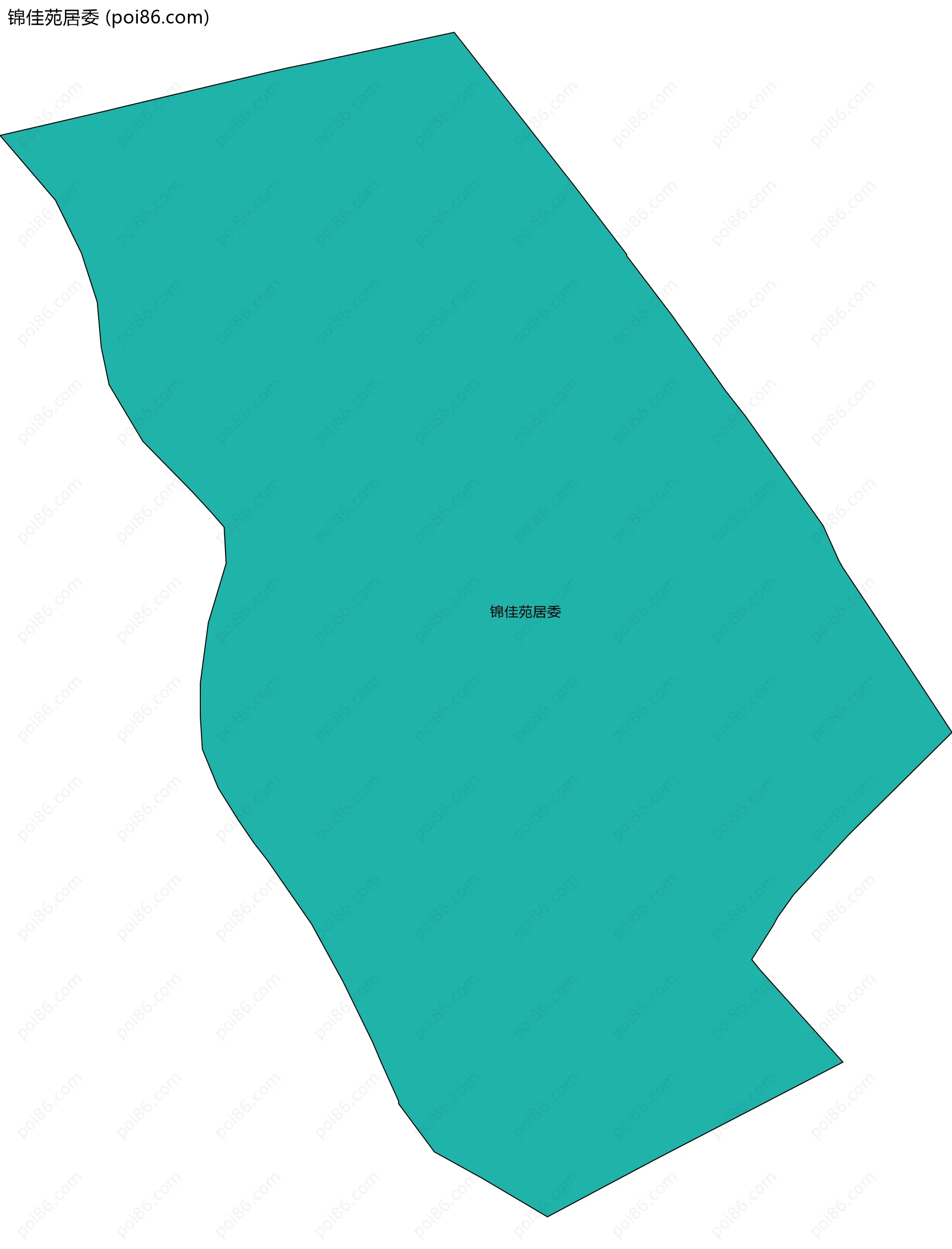 锦佳苑居委边界地图