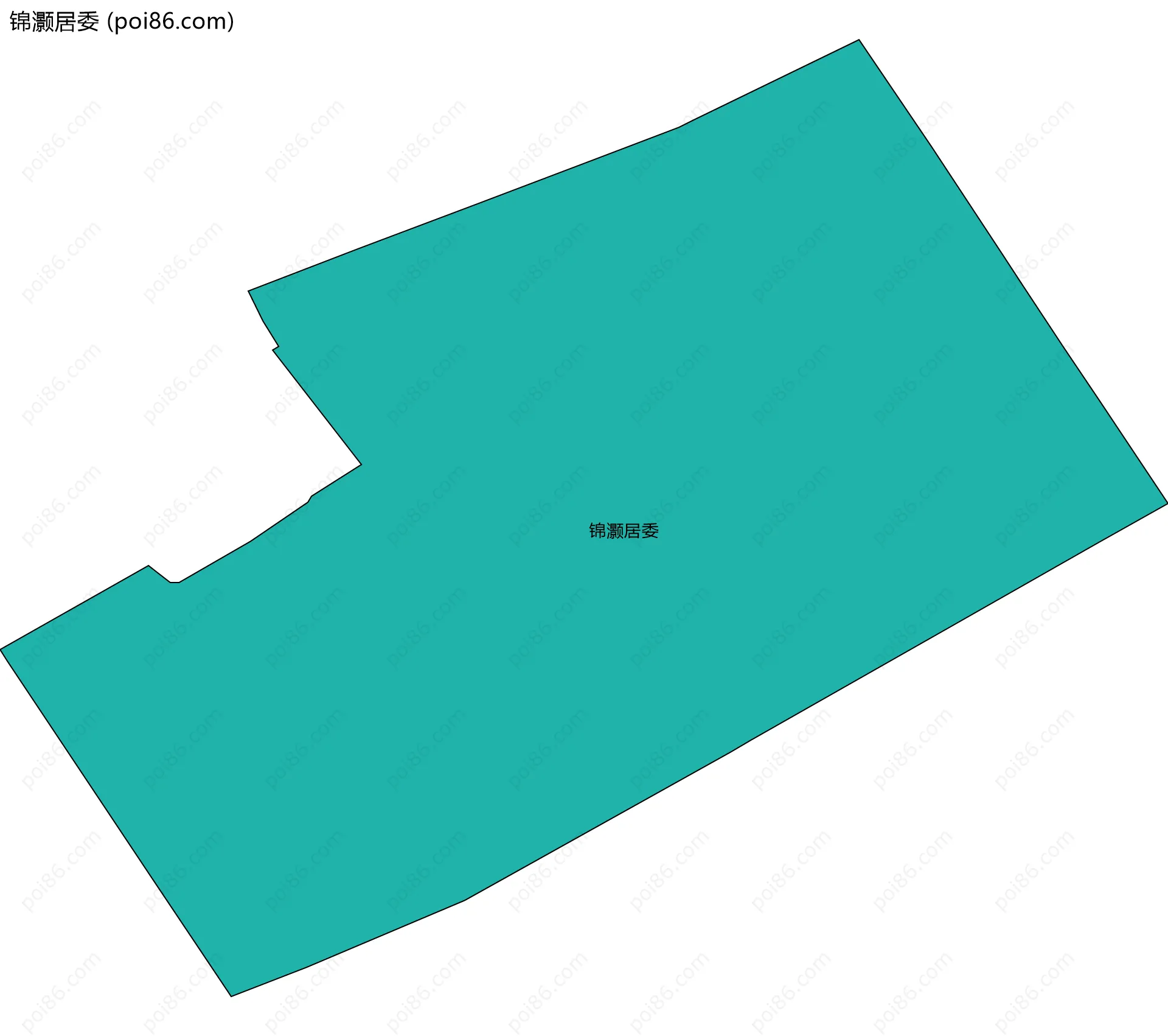 锦灏居委边界地图