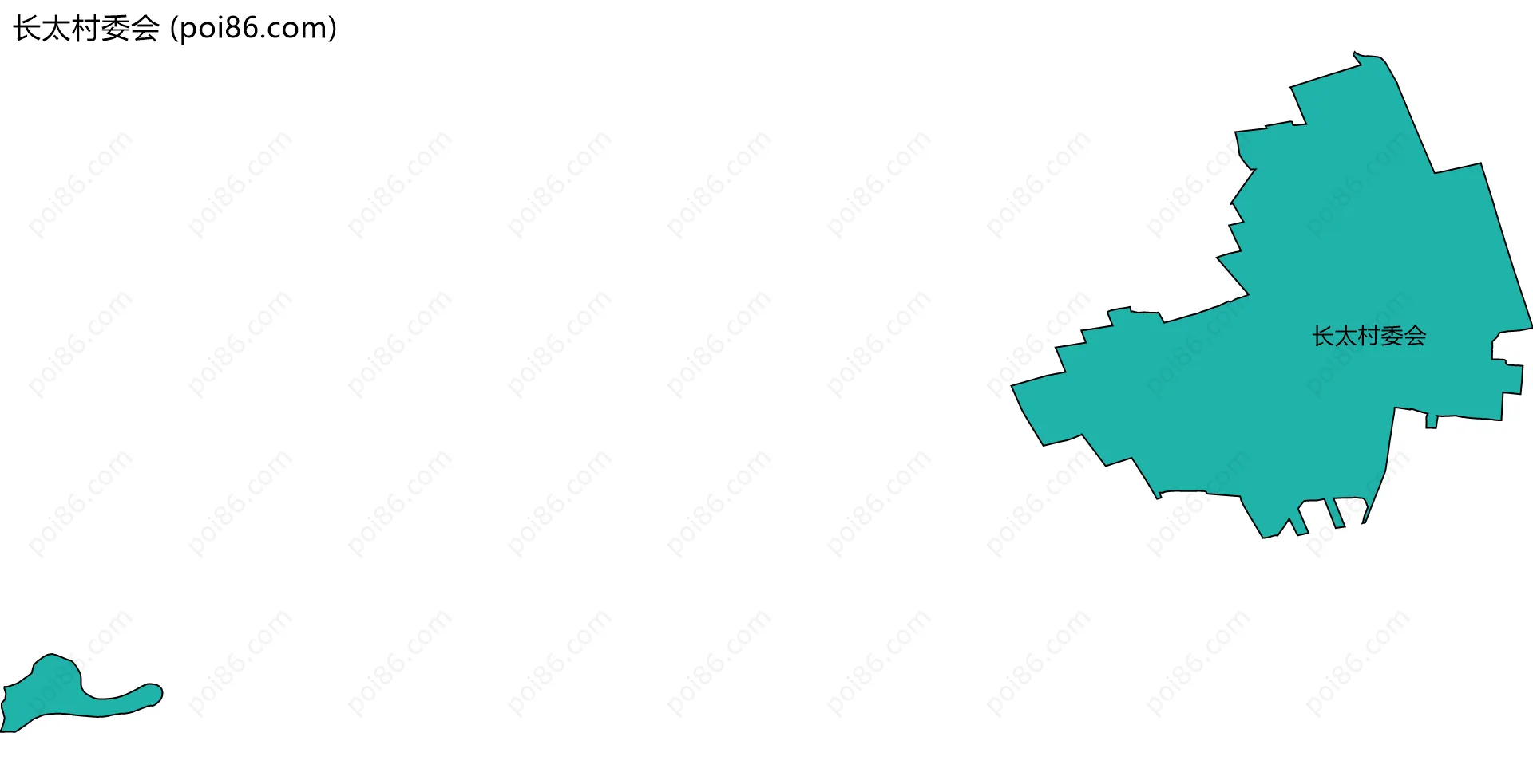 长太村委会边界地图