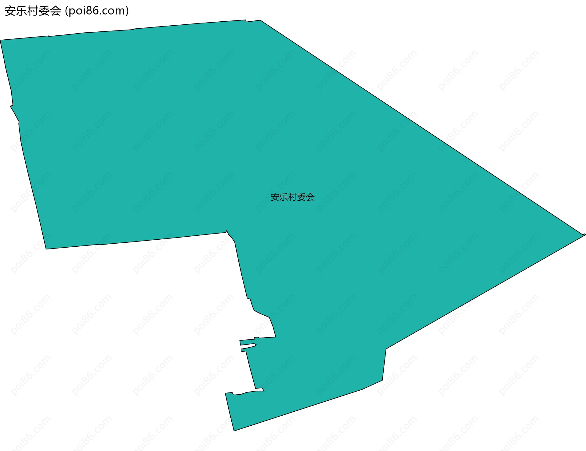 安乐村委会边界地图