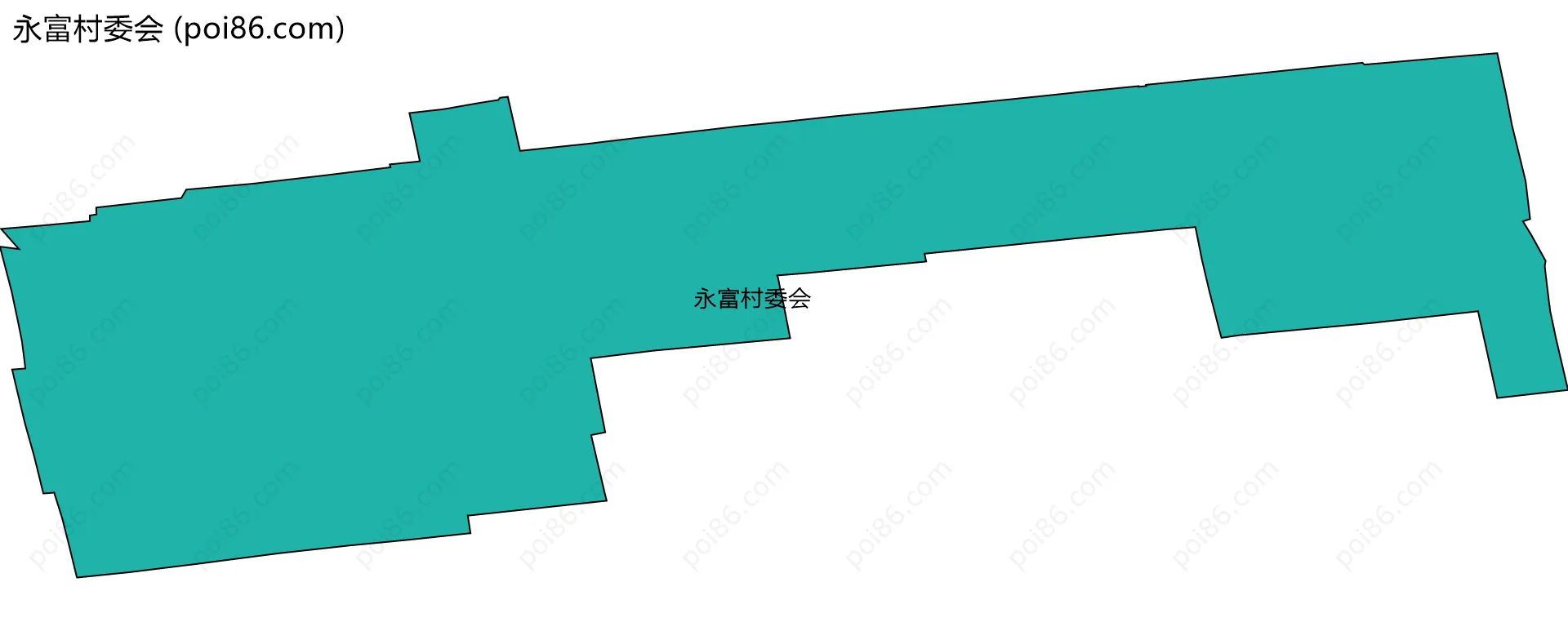 永富村委会边界地图