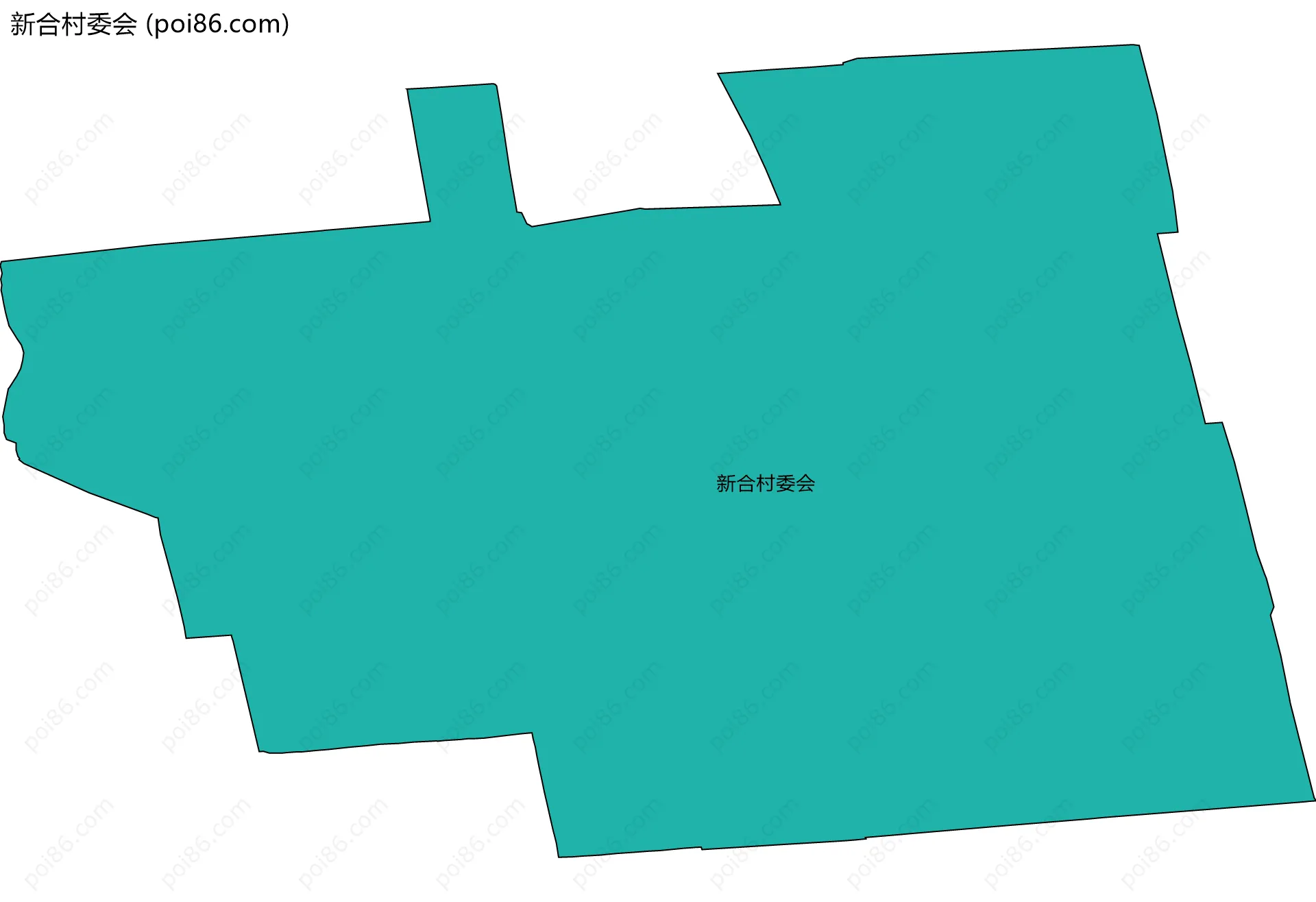 新合村委会边界地图