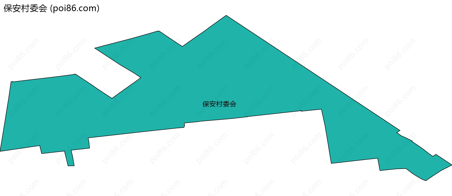 保安村委会边界地图
