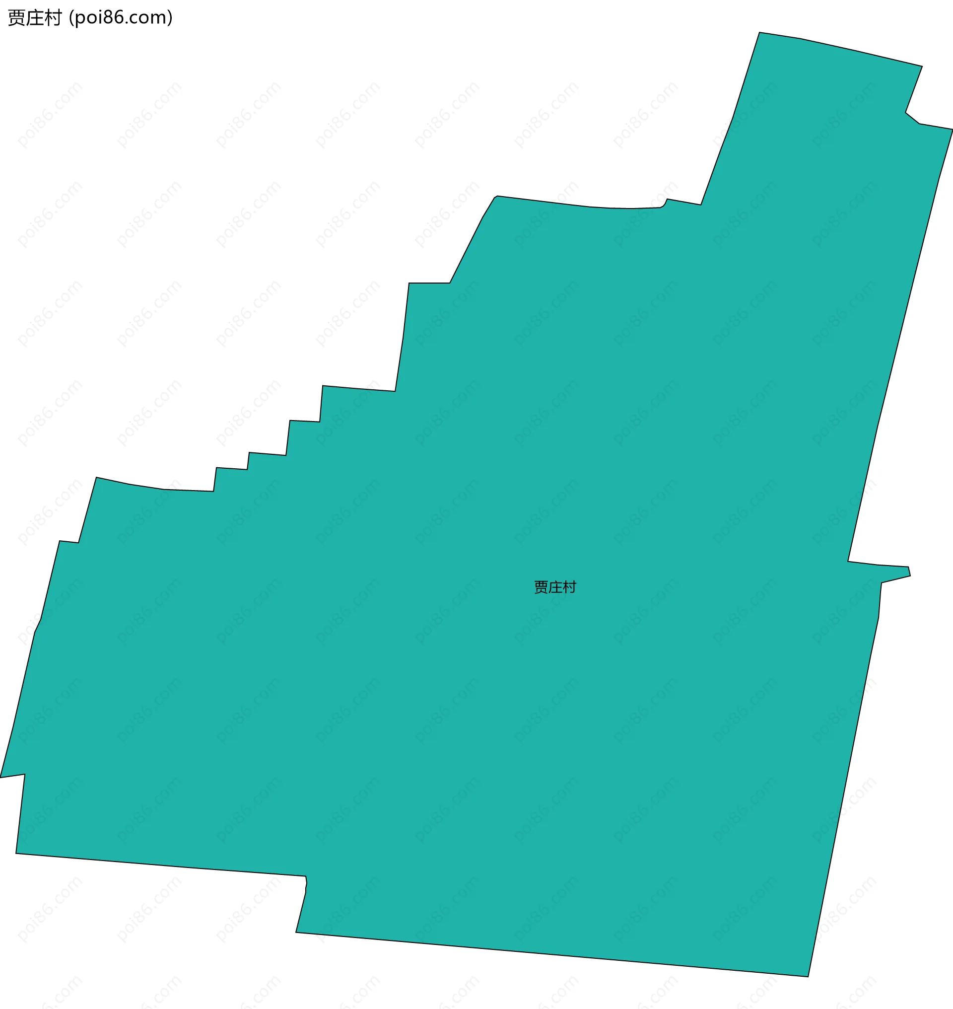 贾庄村边界地图