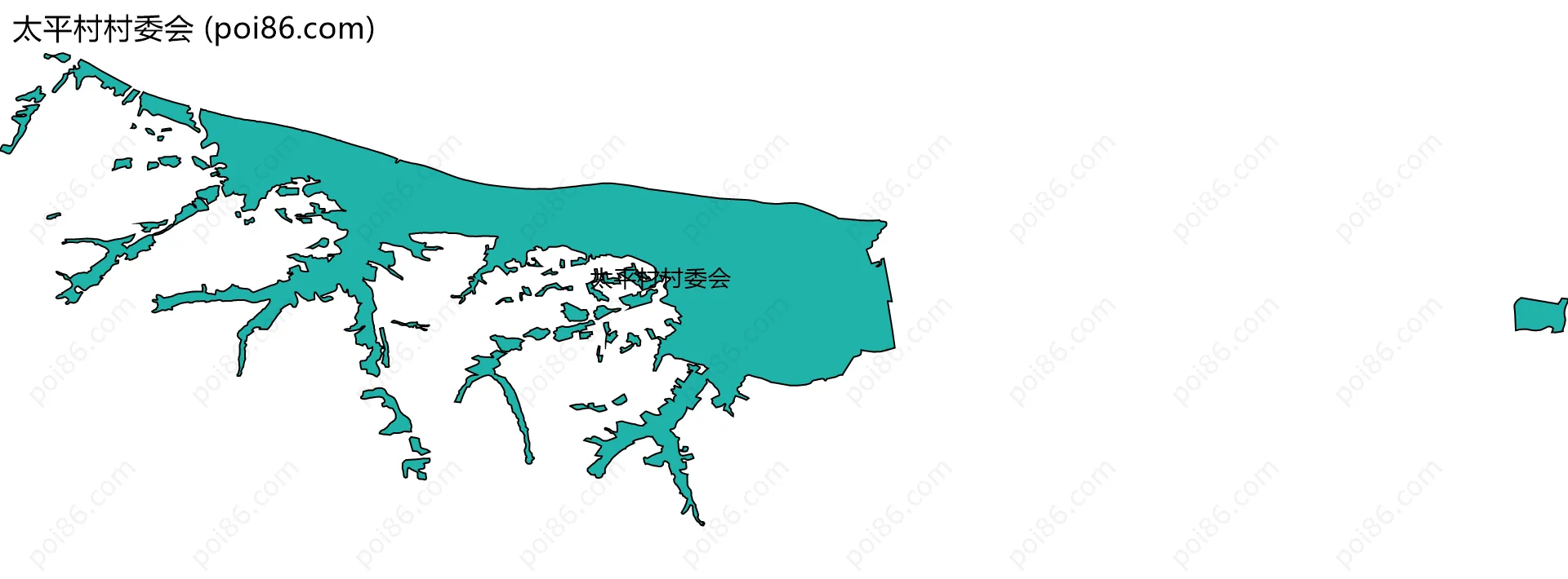 太平村村委会边界地图