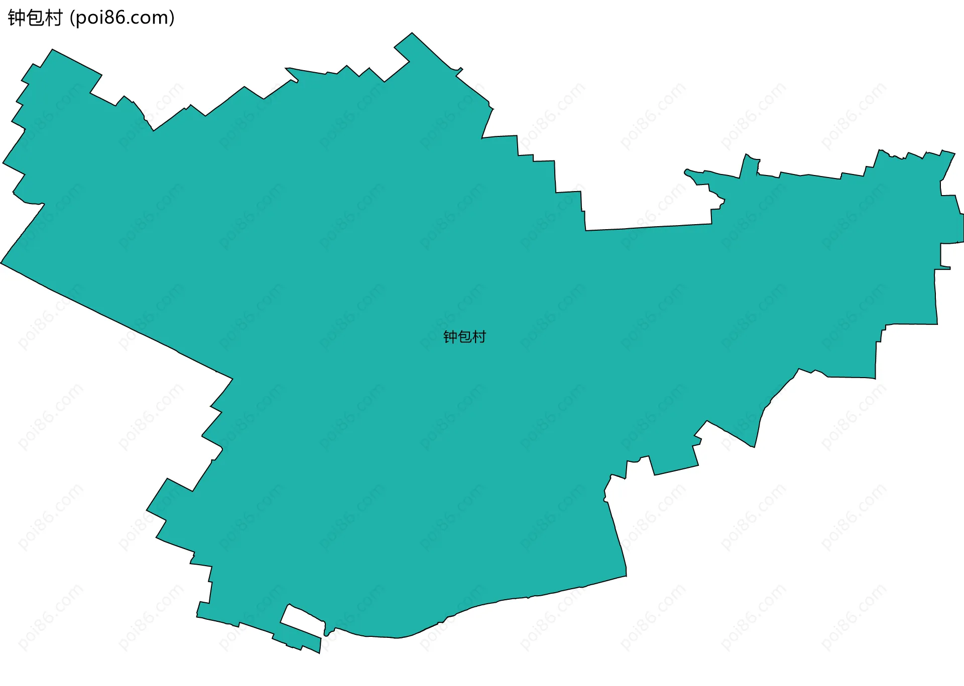 钟包村边界地图