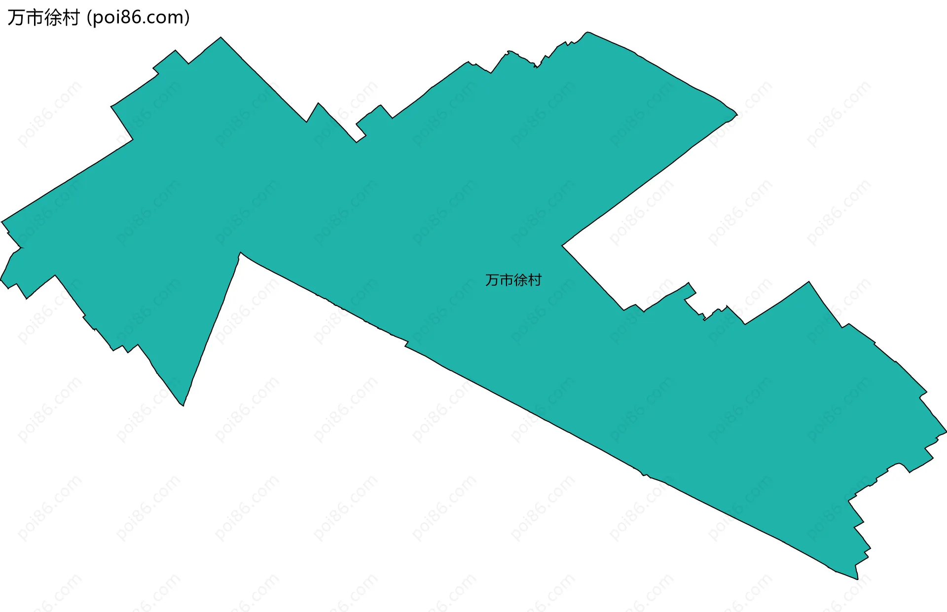 万市徐村边界地图