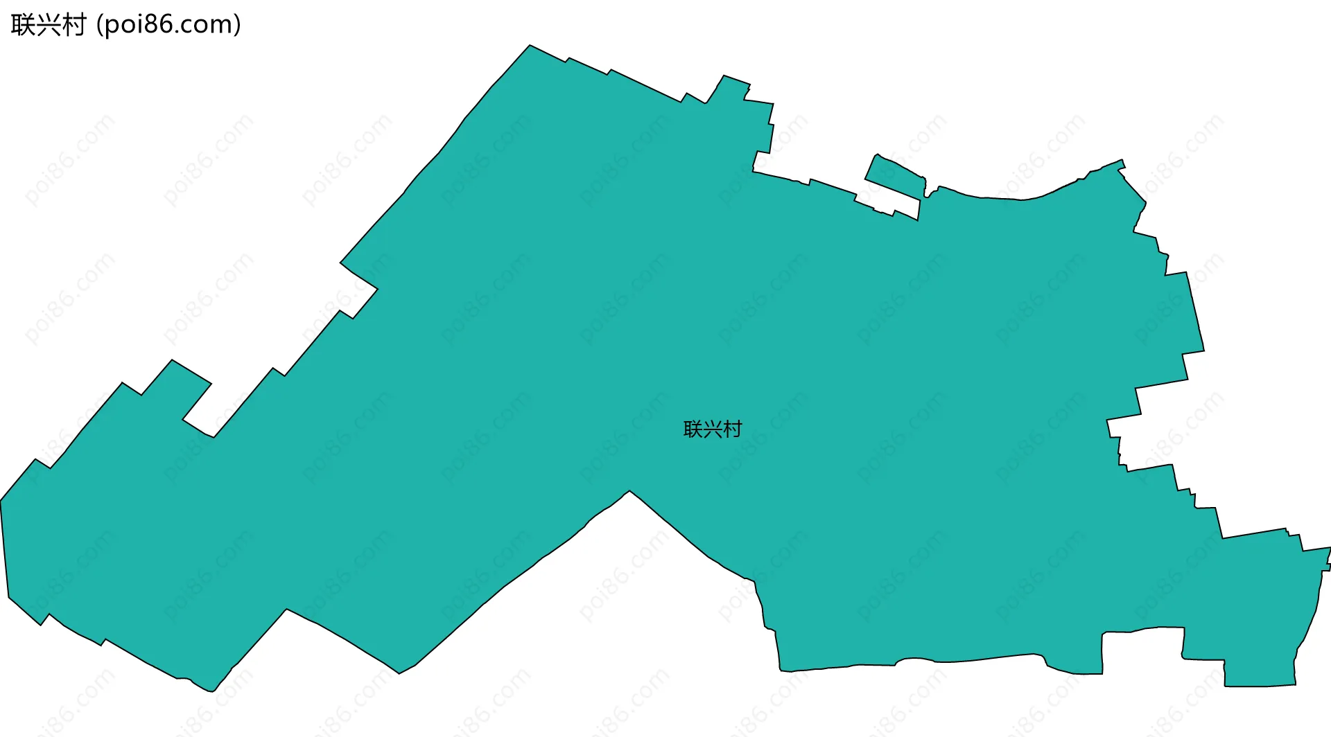 联兴村边界地图