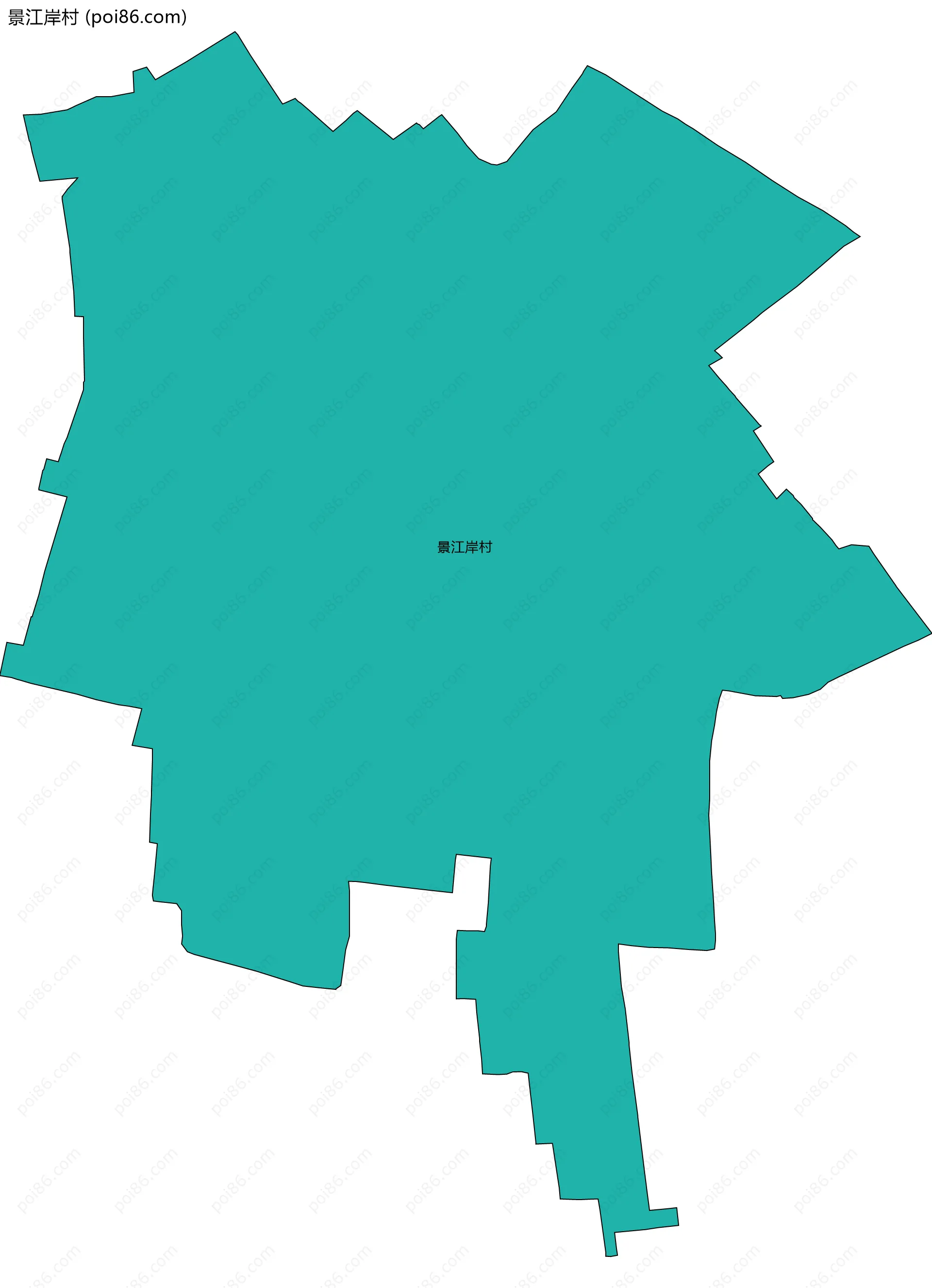 景江岸村边界地图