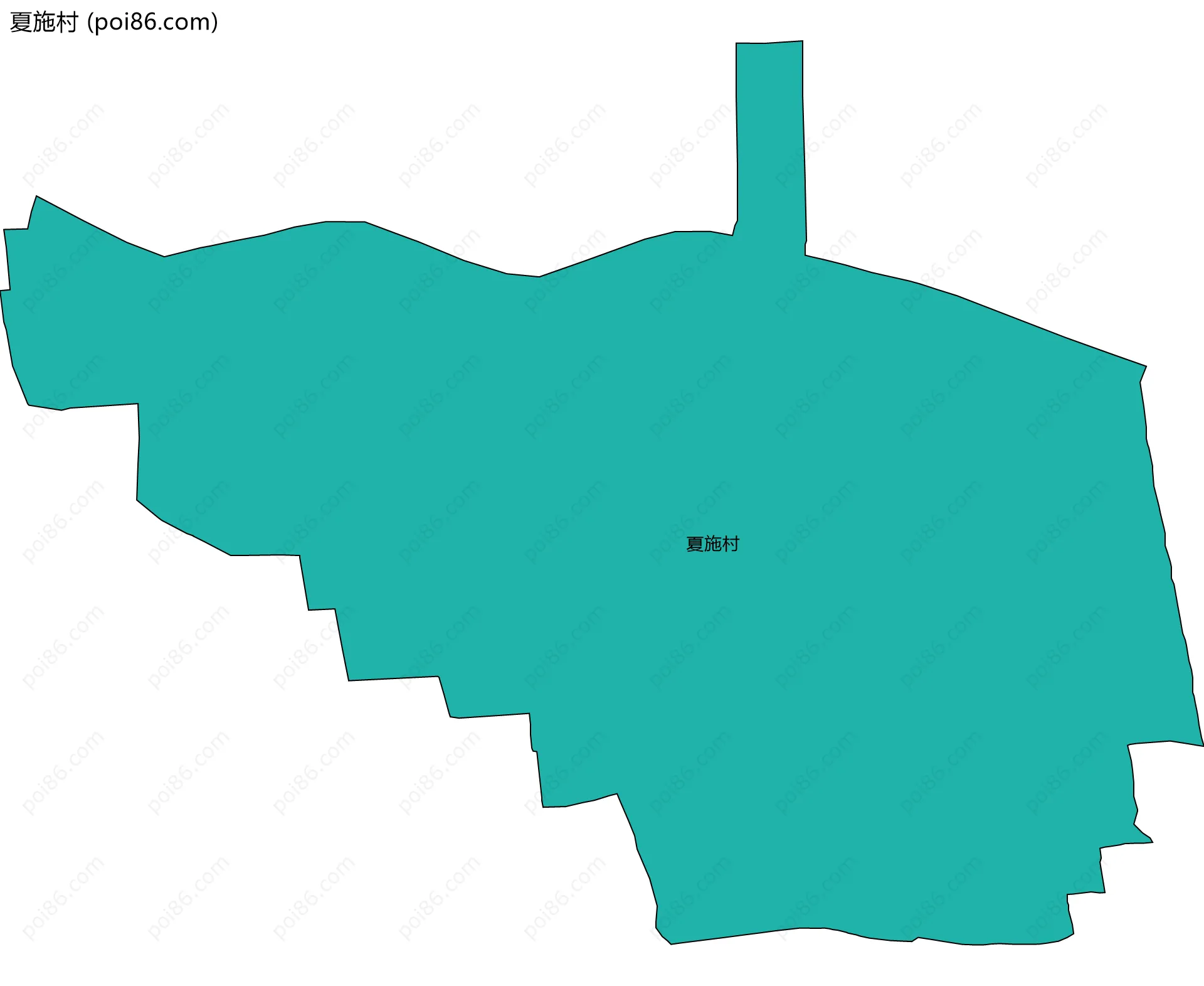 夏施村边界地图