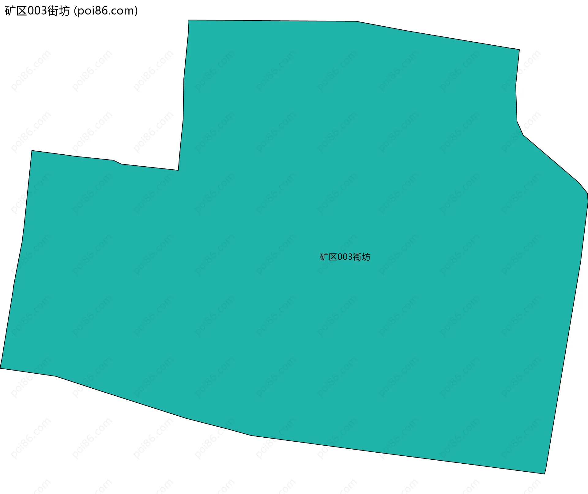 矿区003街坊边界地图