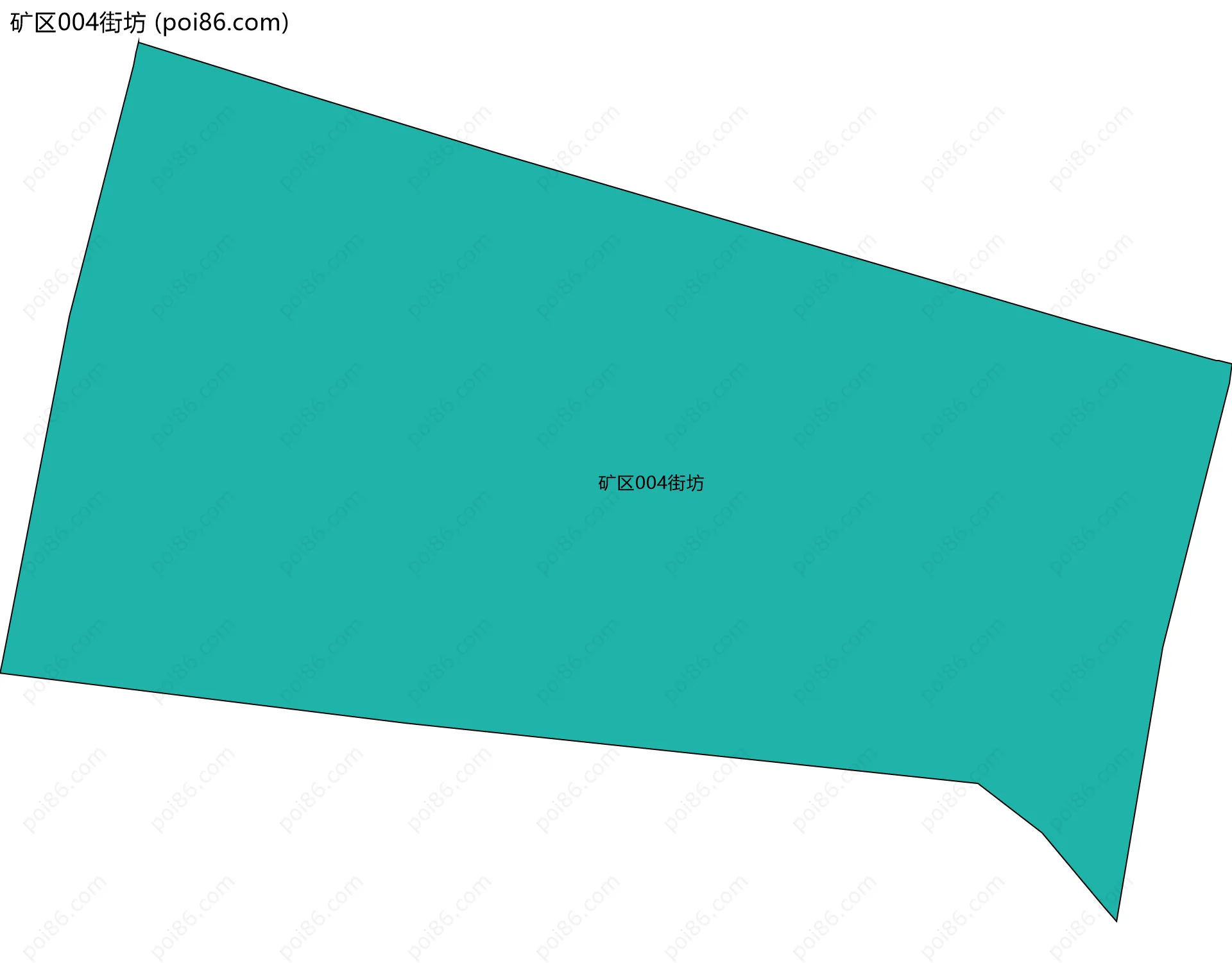 矿区004街坊边界地图