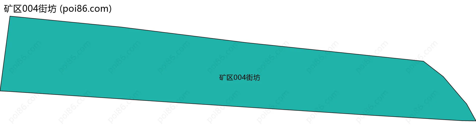 矿区004街坊边界地图