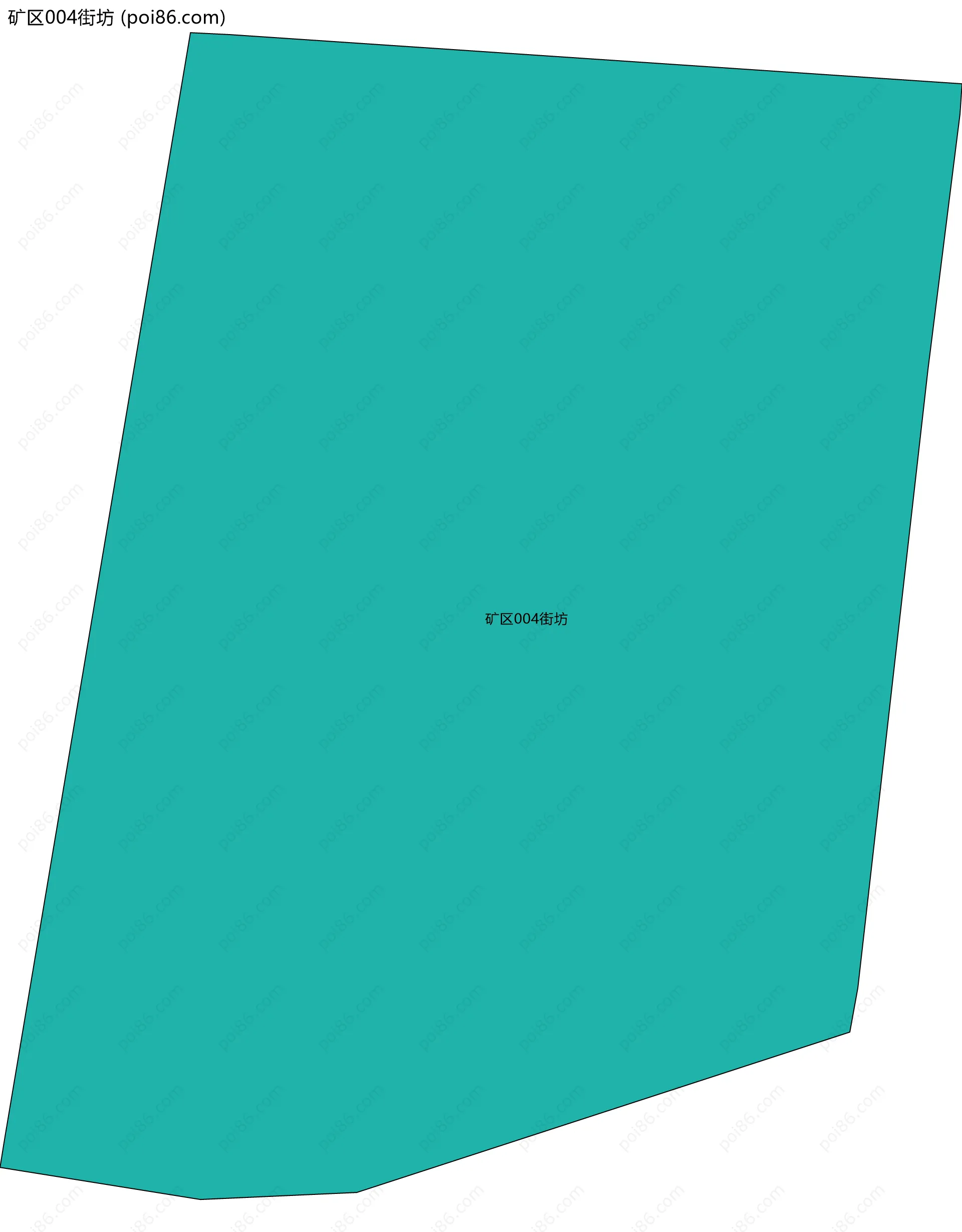 矿区004街坊边界地图