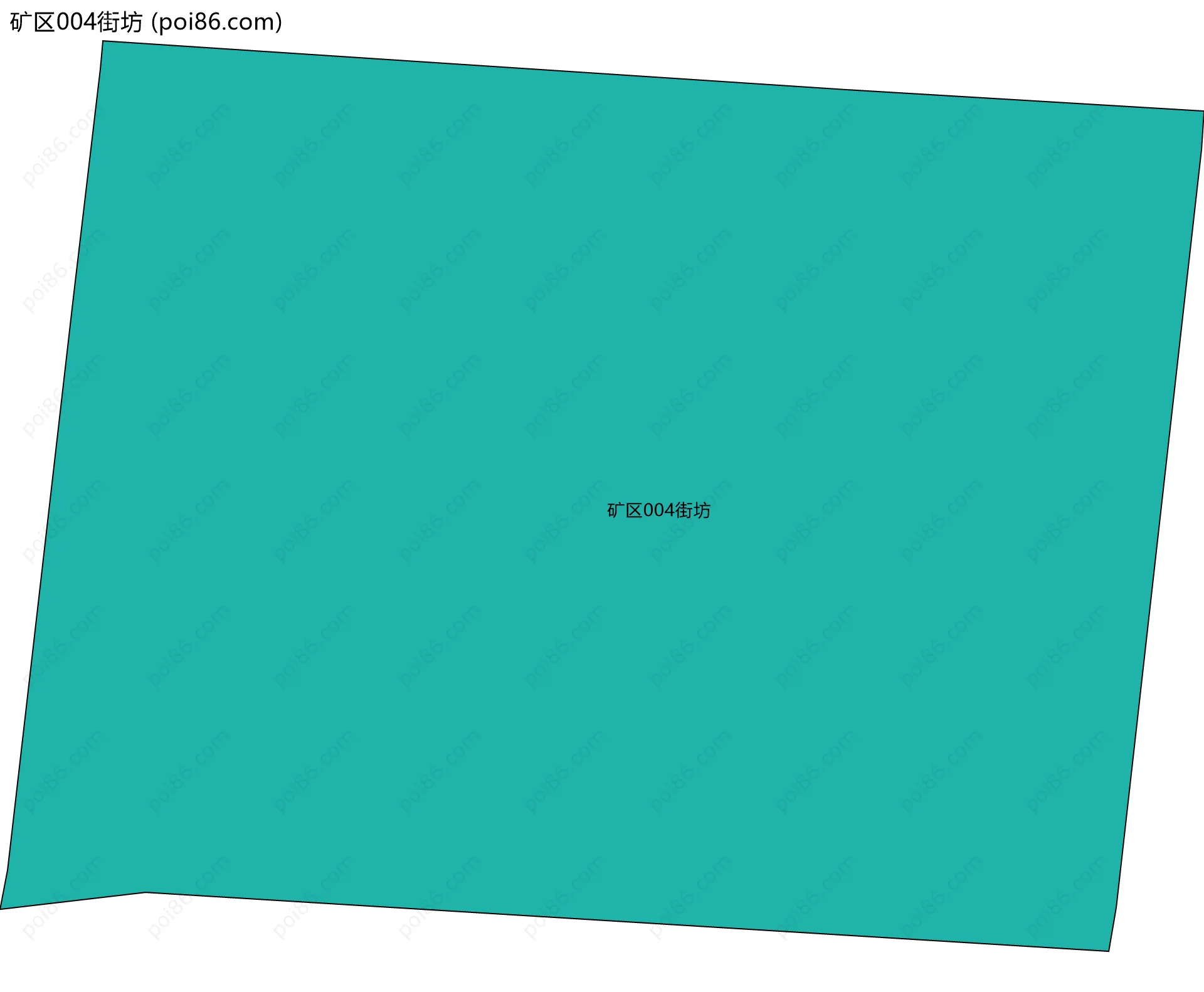 矿区004街坊边界地图