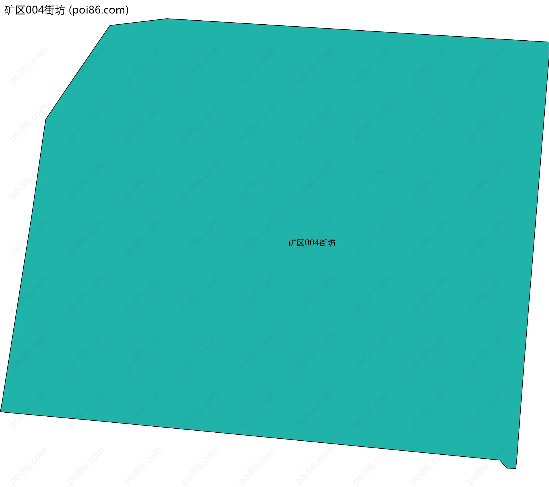 矿区004街坊边界地图