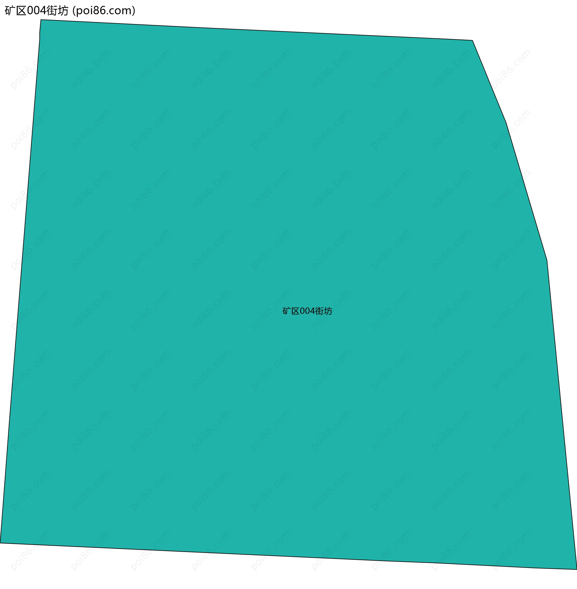 矿区004街坊边界地图