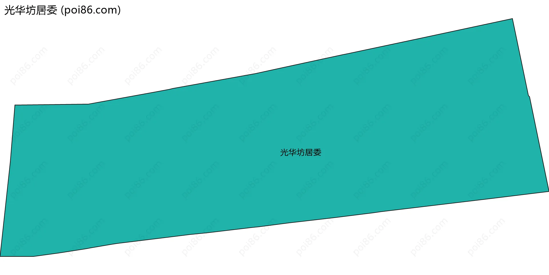 光华坊居委边界地图