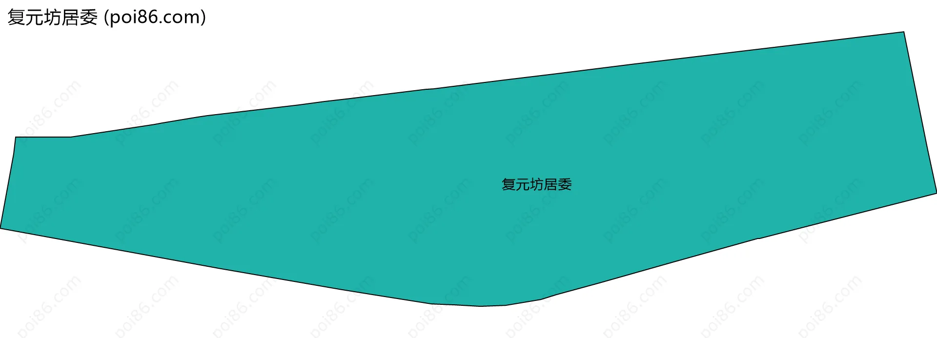 复元坊居委边界地图