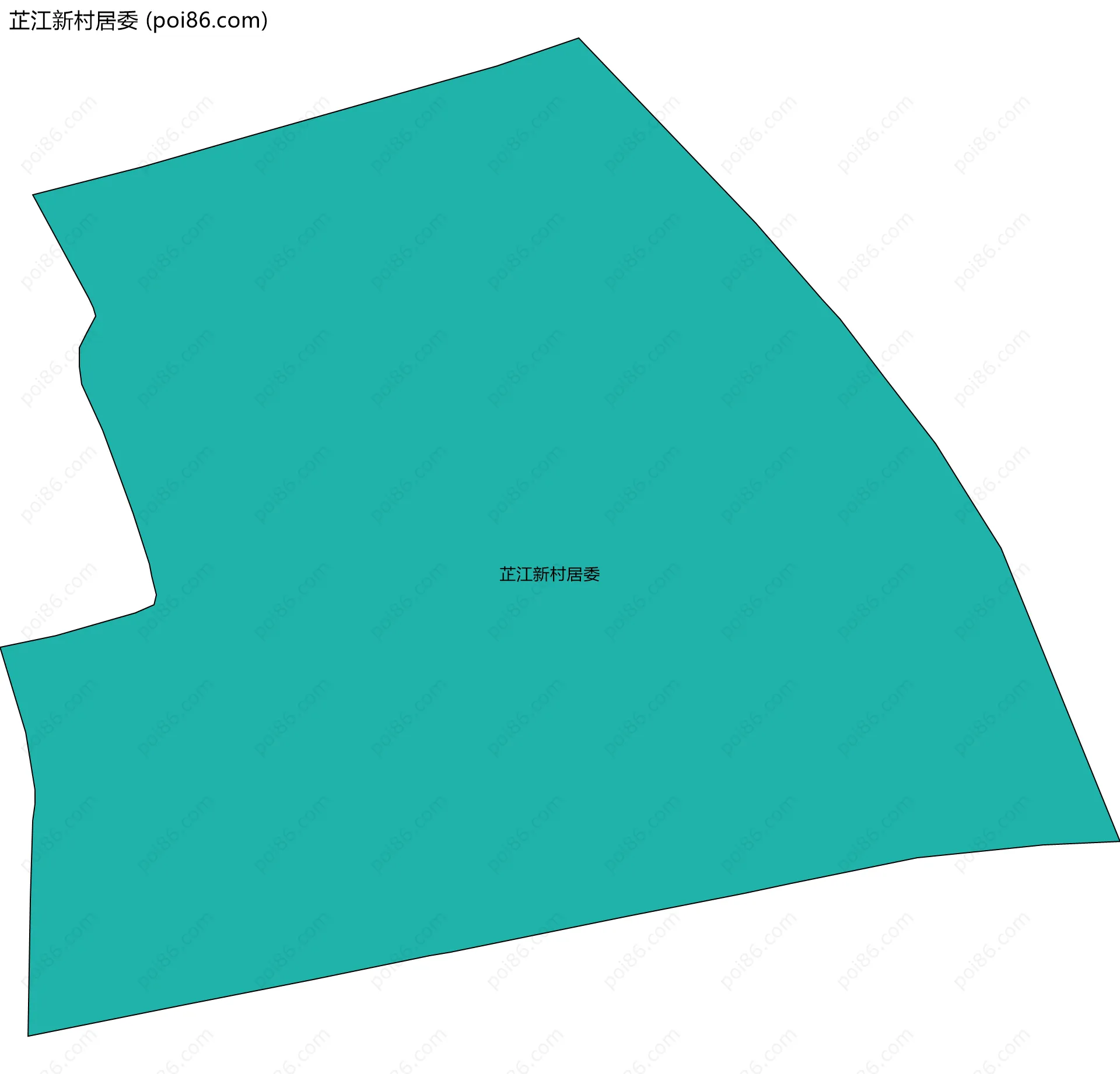 芷江新村居委边界地图