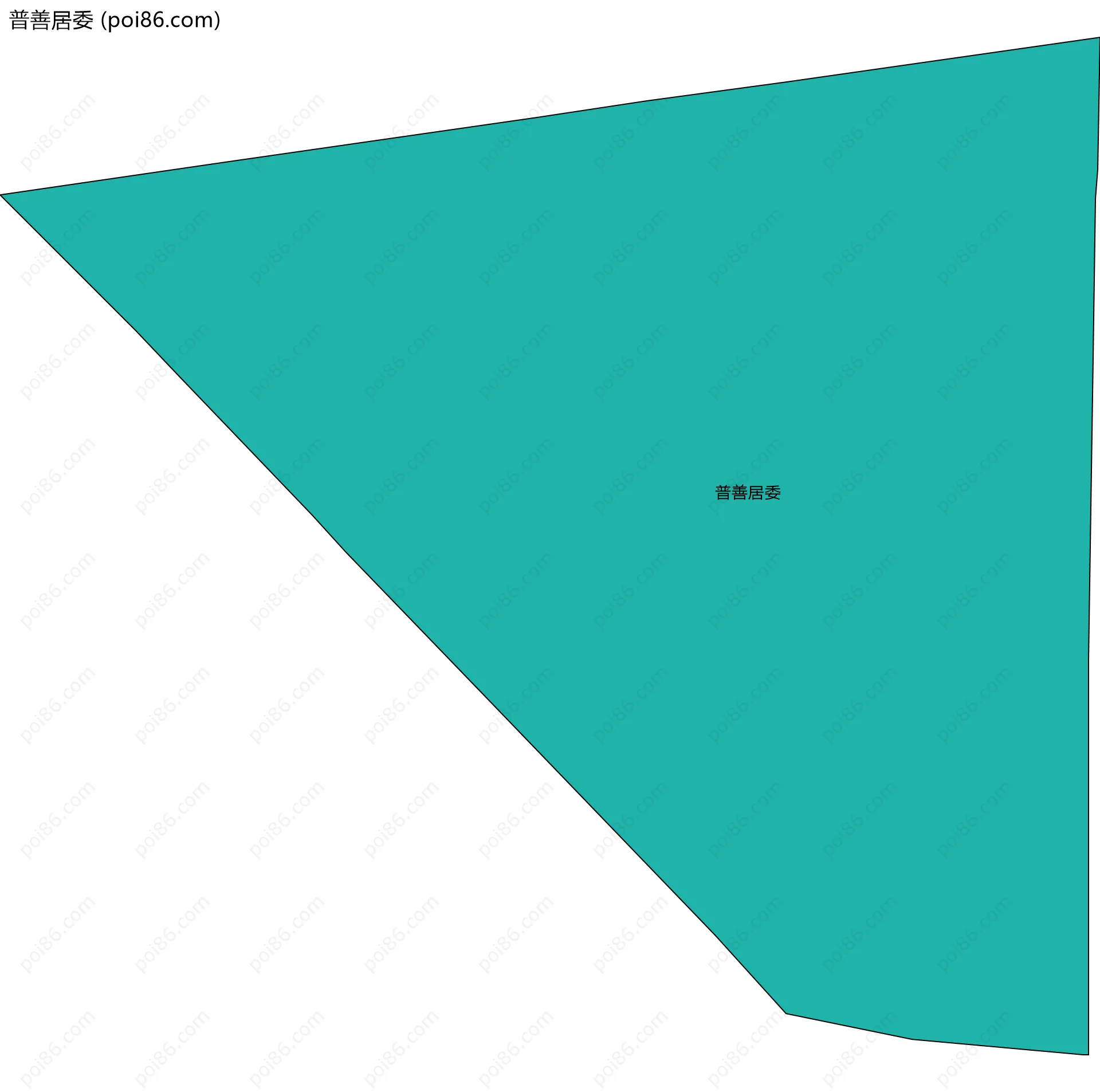 普善居委边界地图
