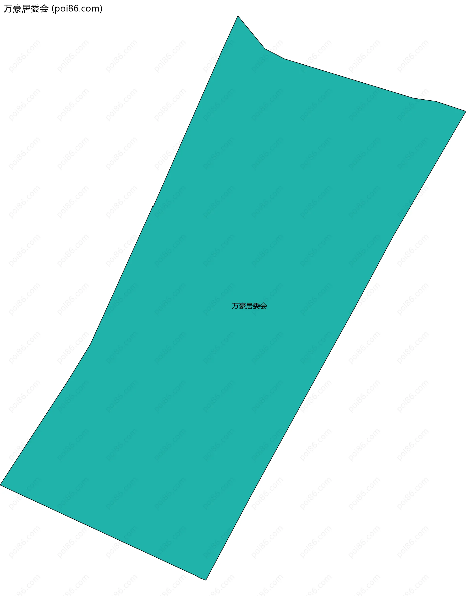 万豪居委会边界地图