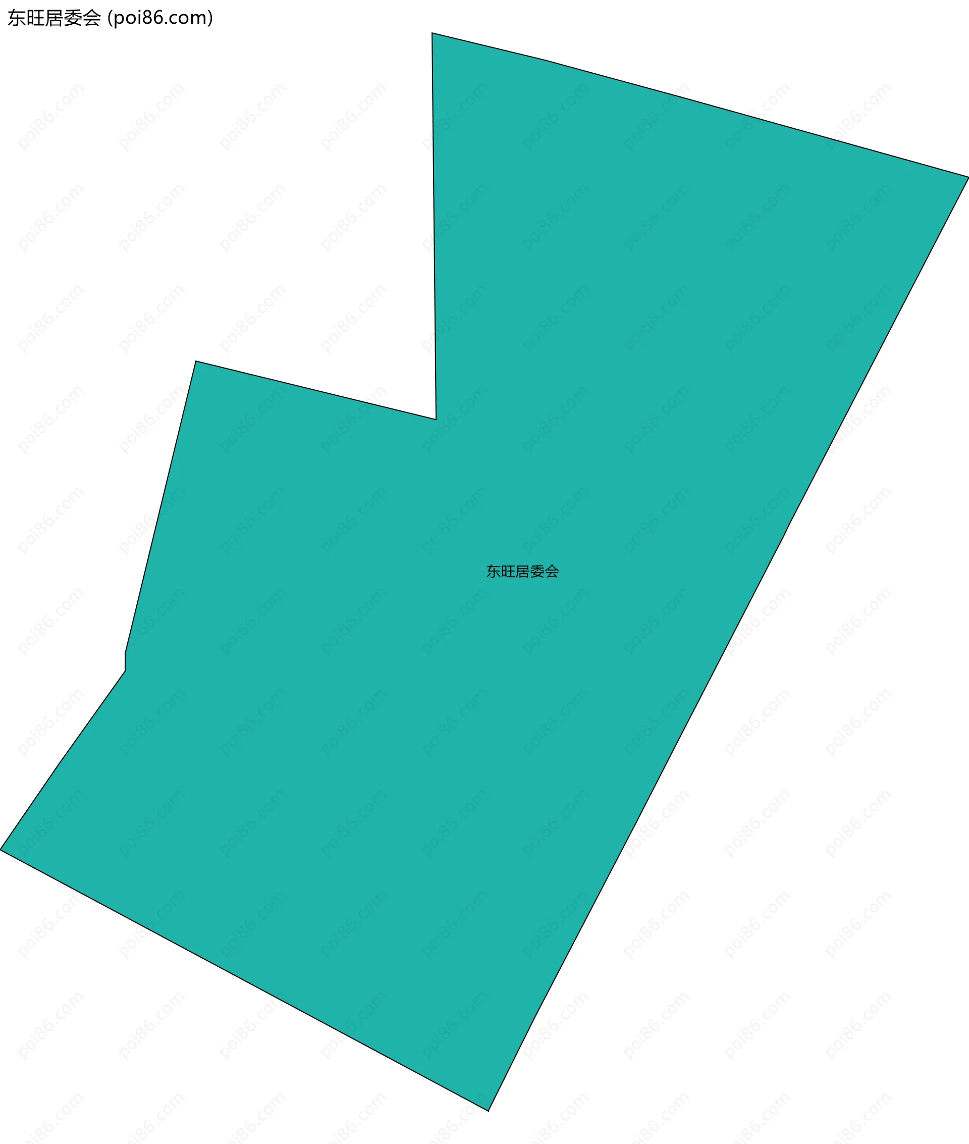 东旺居委会边界地图