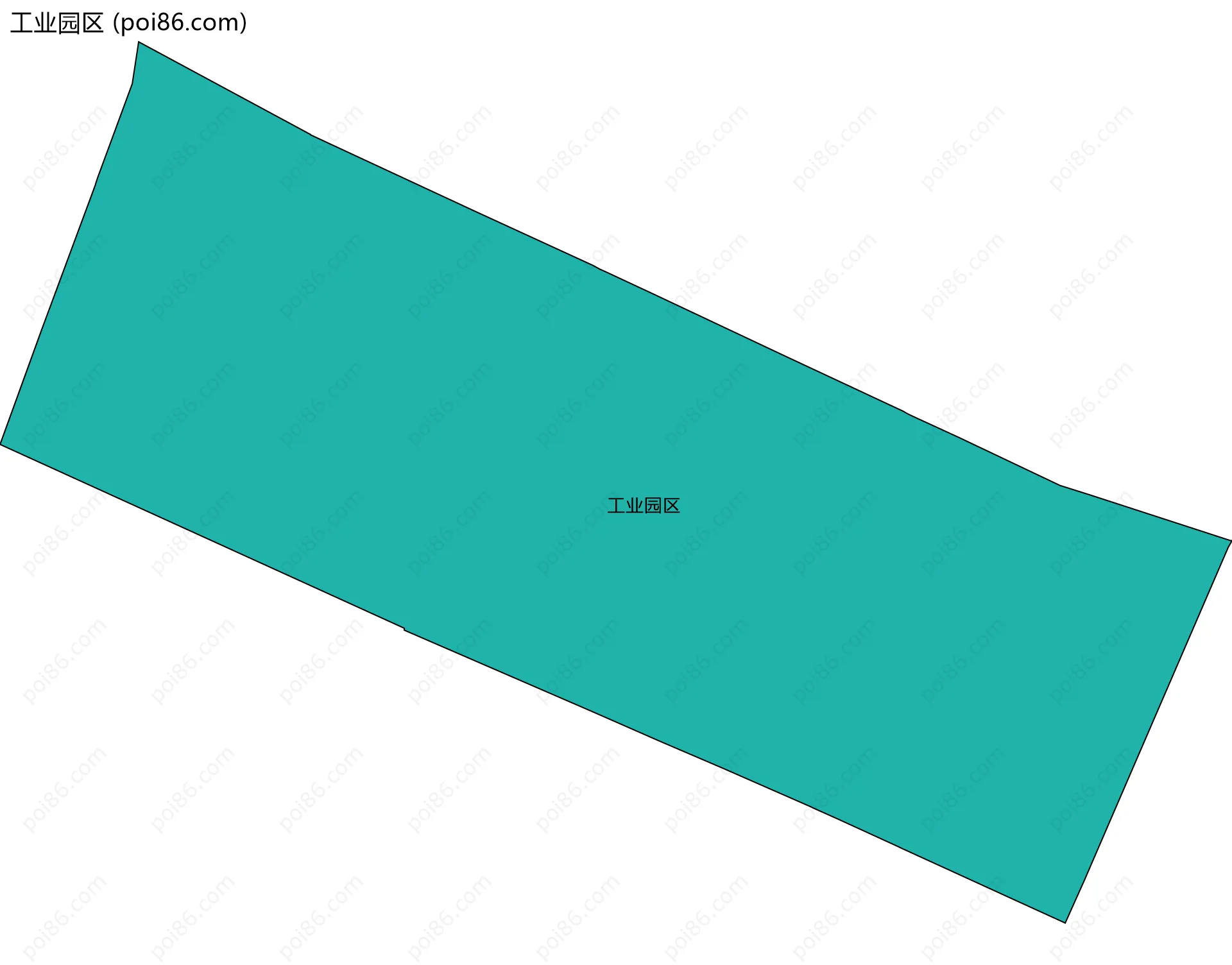 工业园区边界地图