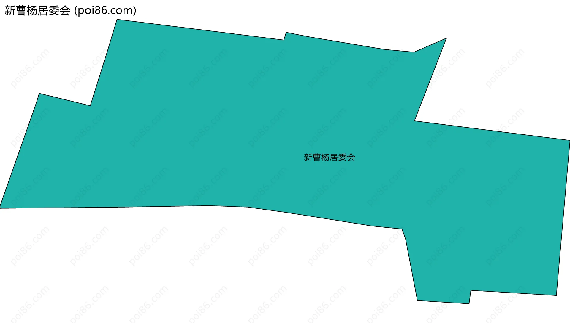 新曹杨居委会边界地图