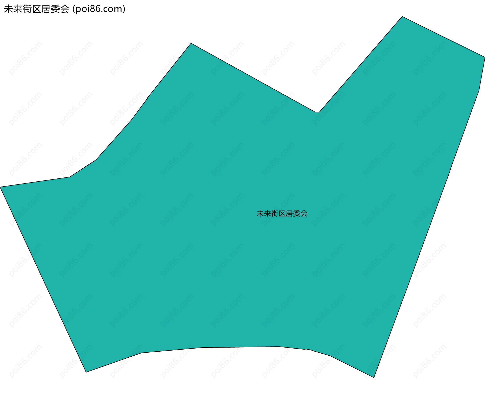 未来街区居委会边界地图