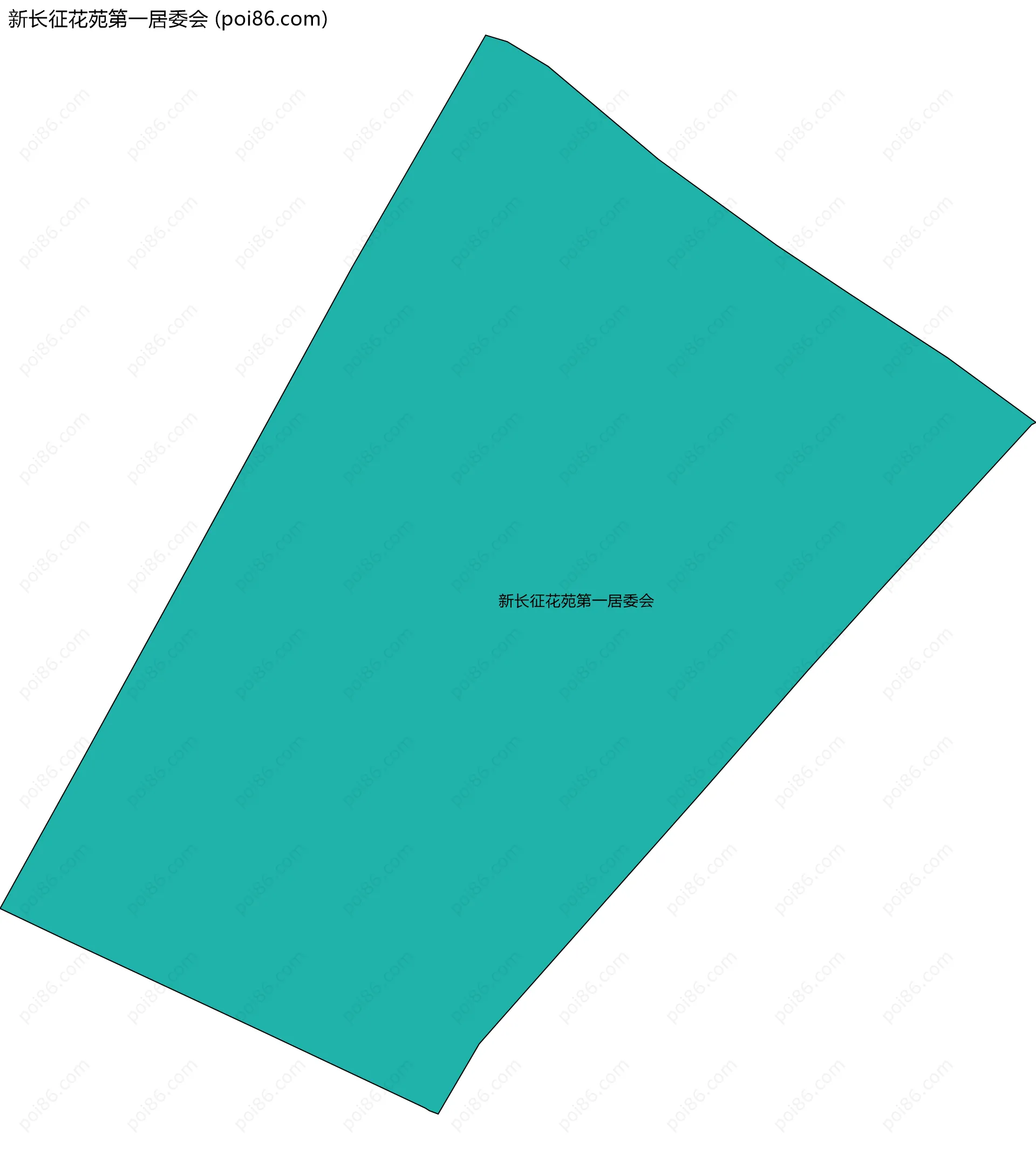 新长征花苑第一居委会边界地图