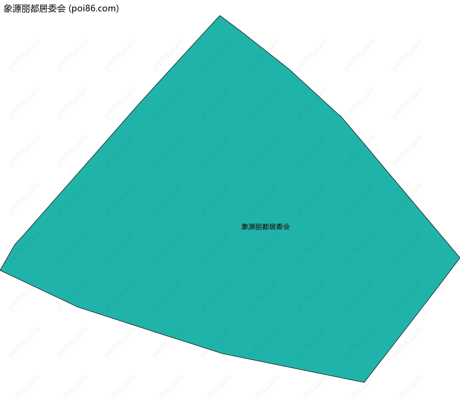 象源丽都居委会边界地图