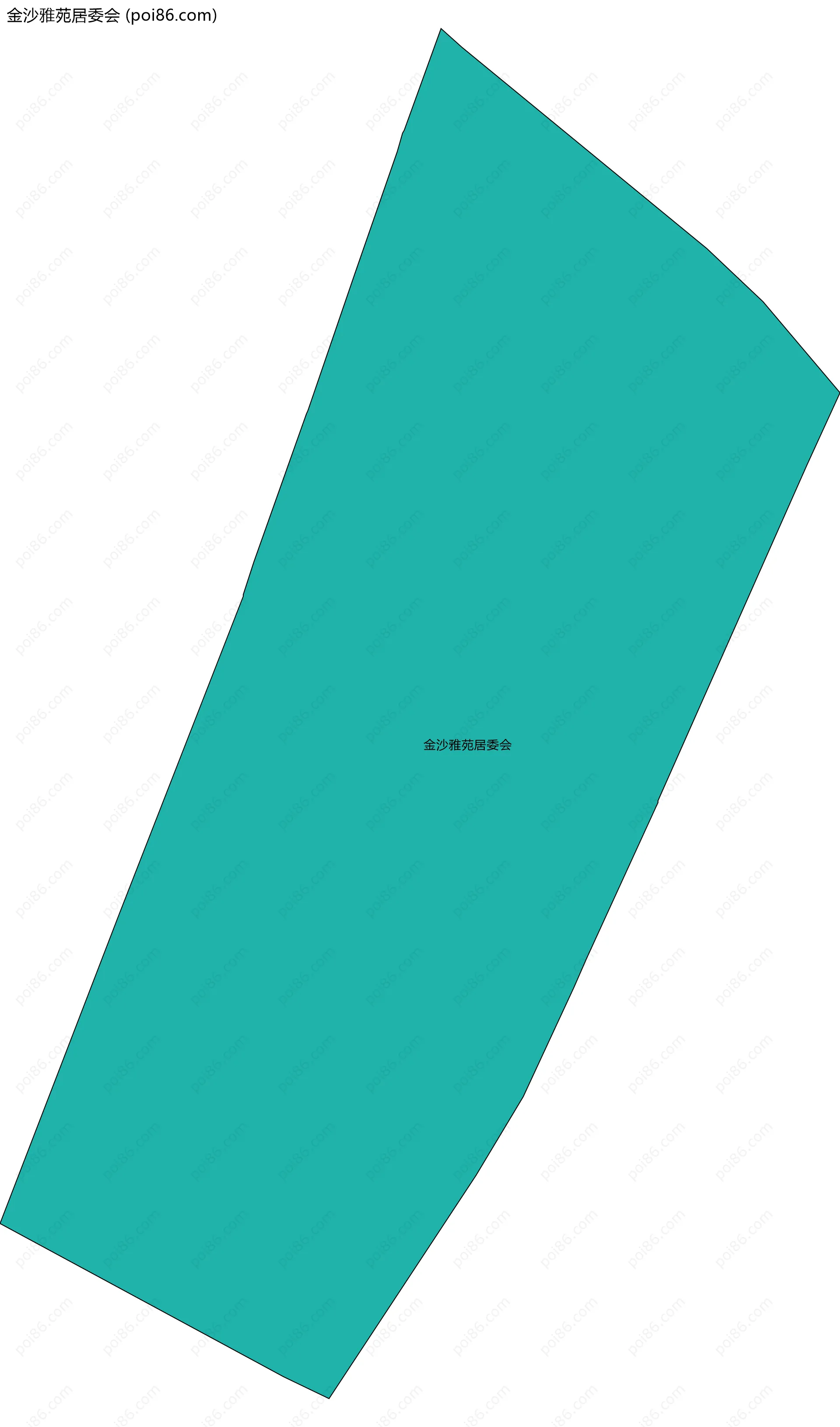 金沙雅苑居委会边界地图