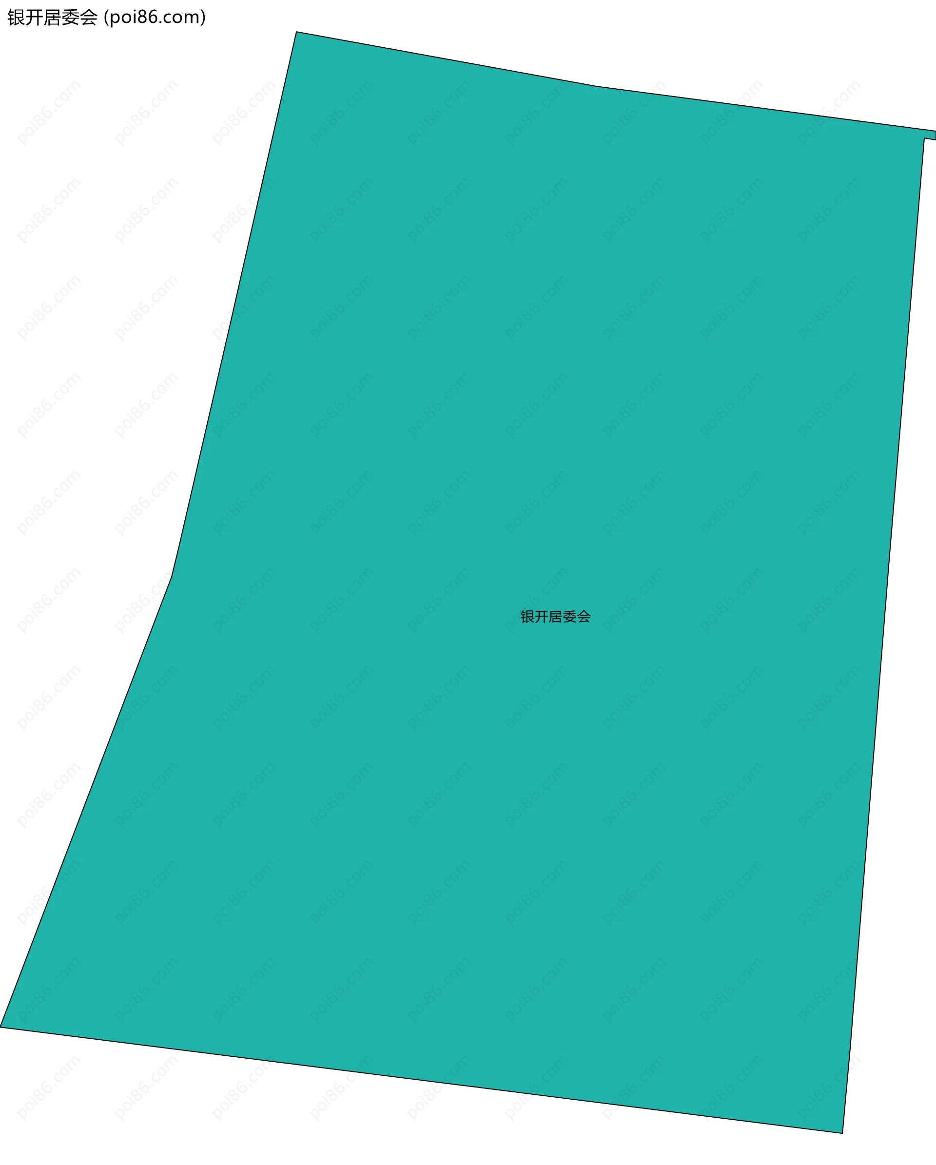 银开居委会边界地图