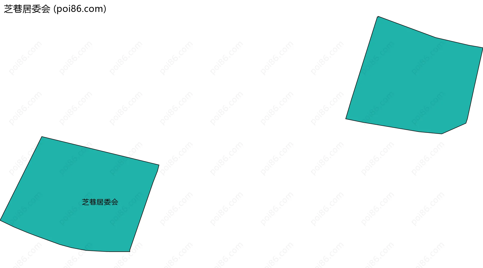 芝巷居委会边界地图