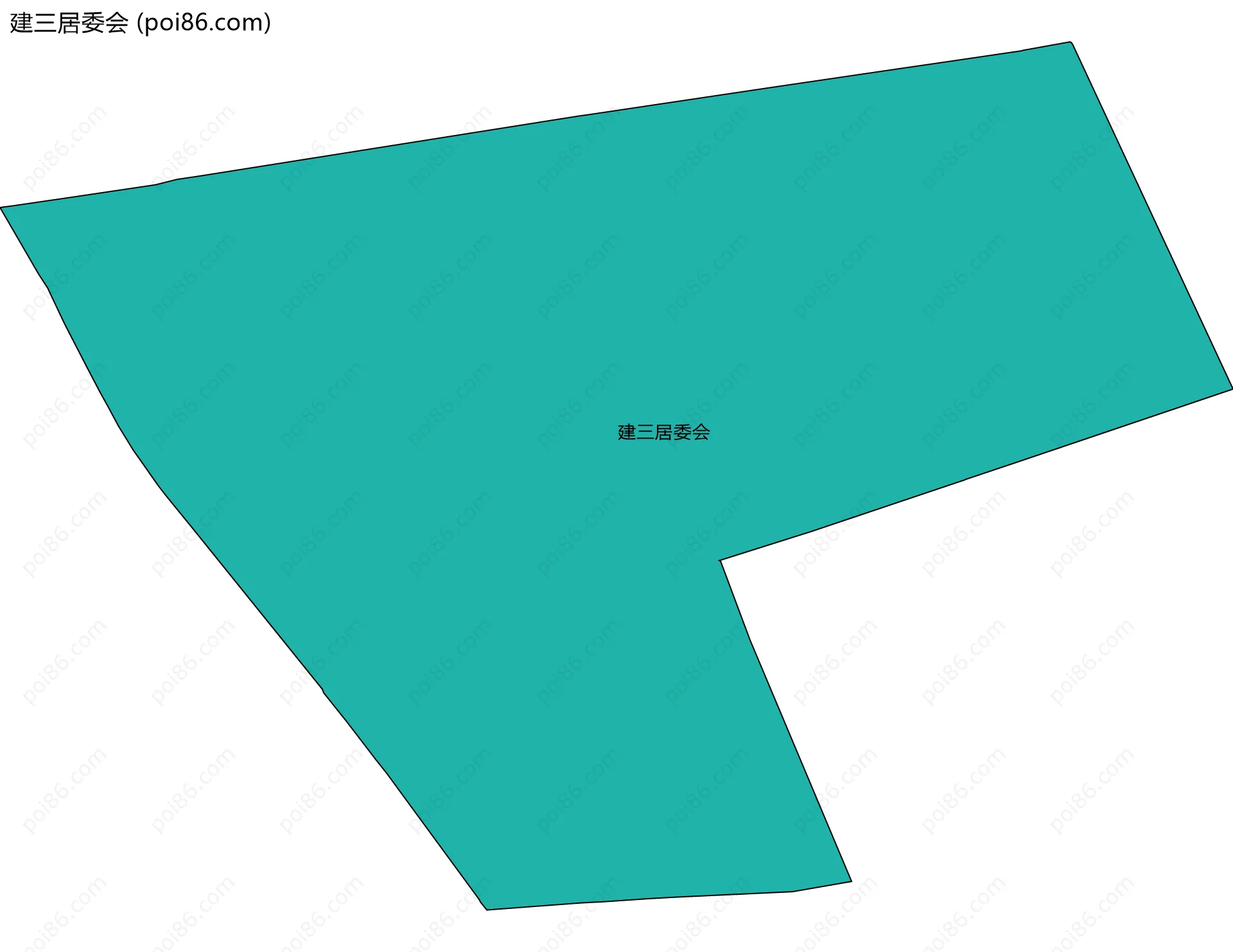 建三居委会边界地图