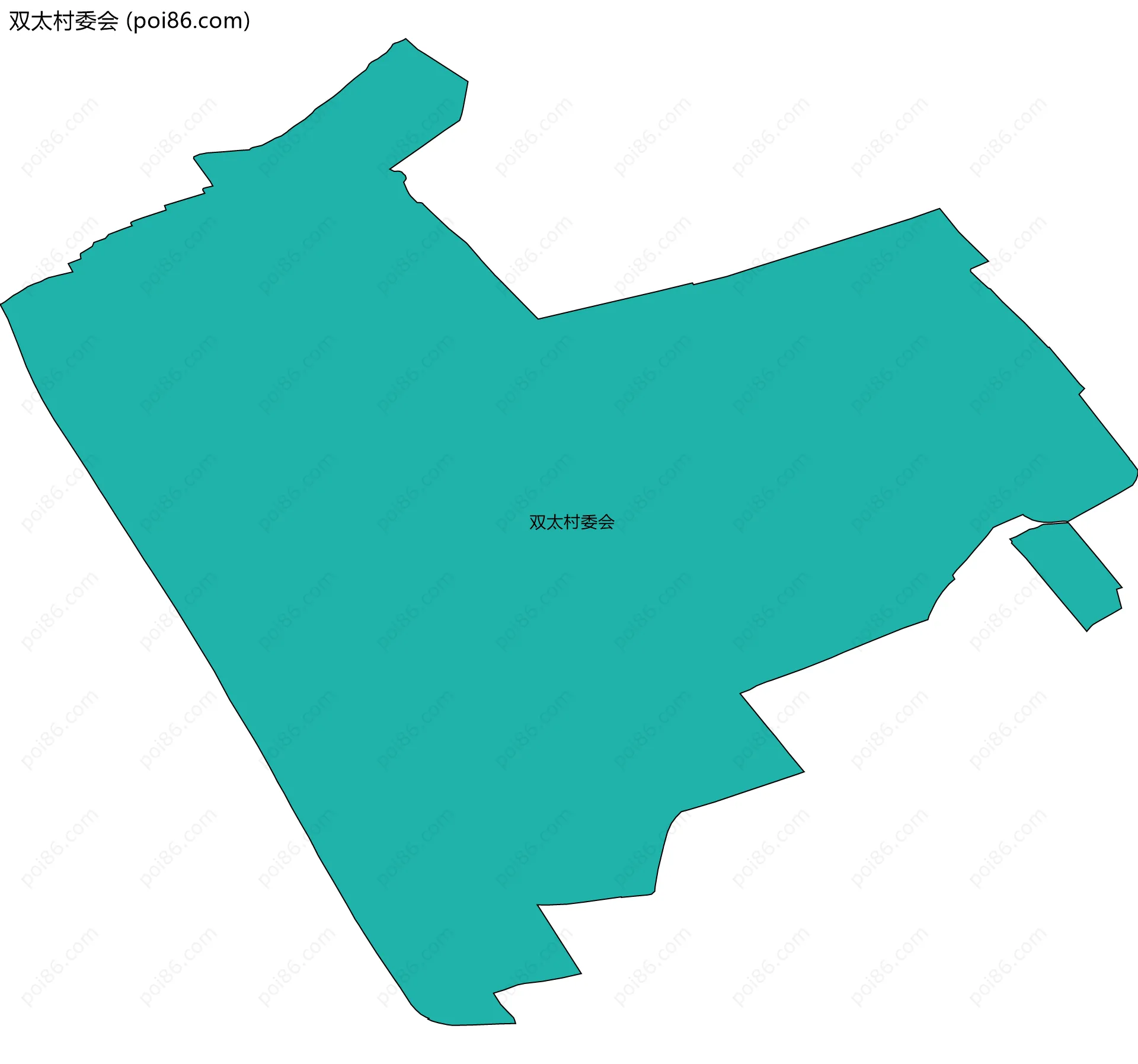 双太村委会边界地图