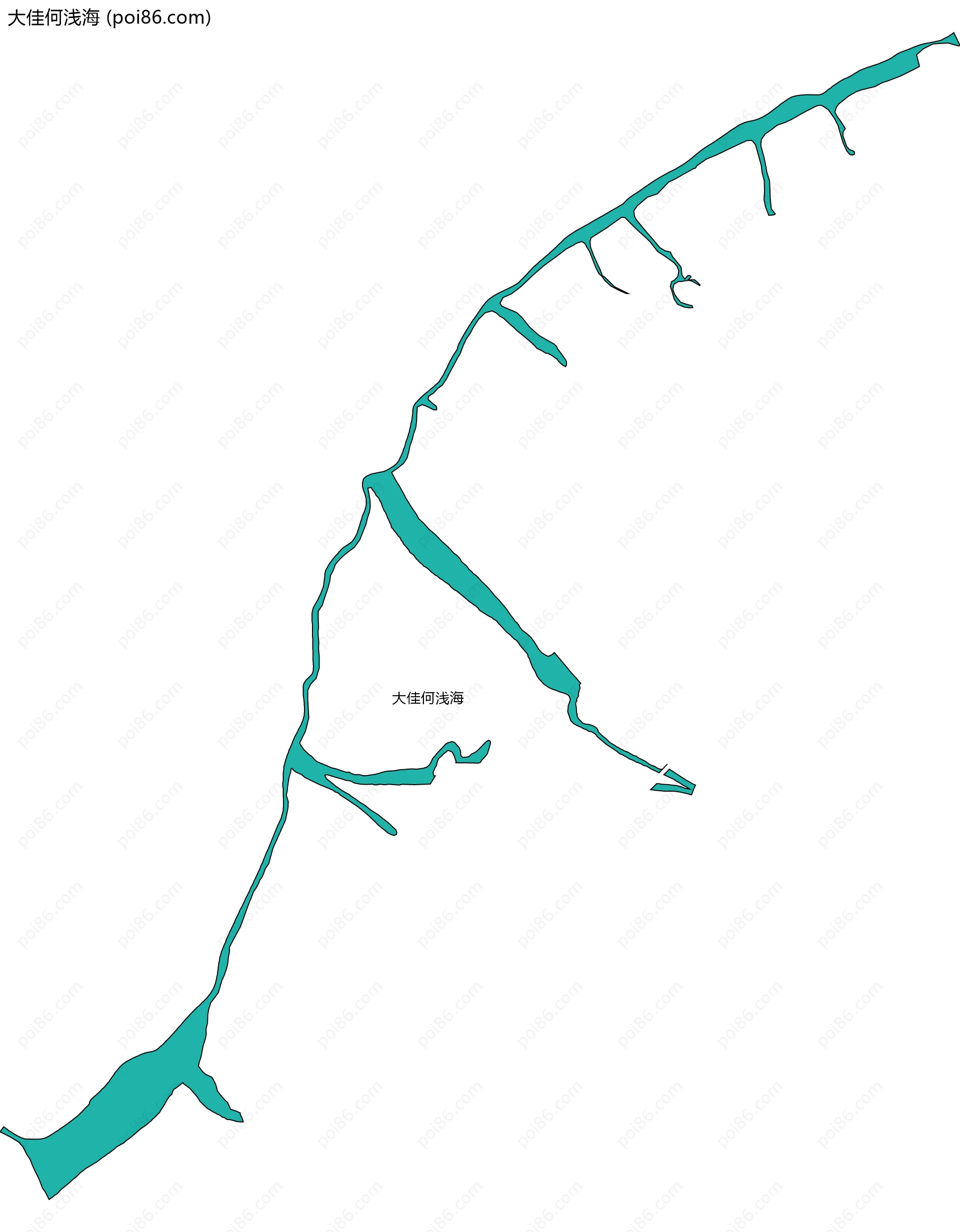大佳何浅海边界地图