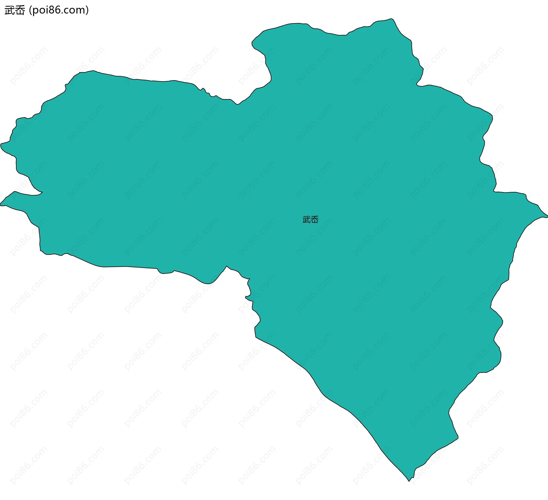 武岙边界地图