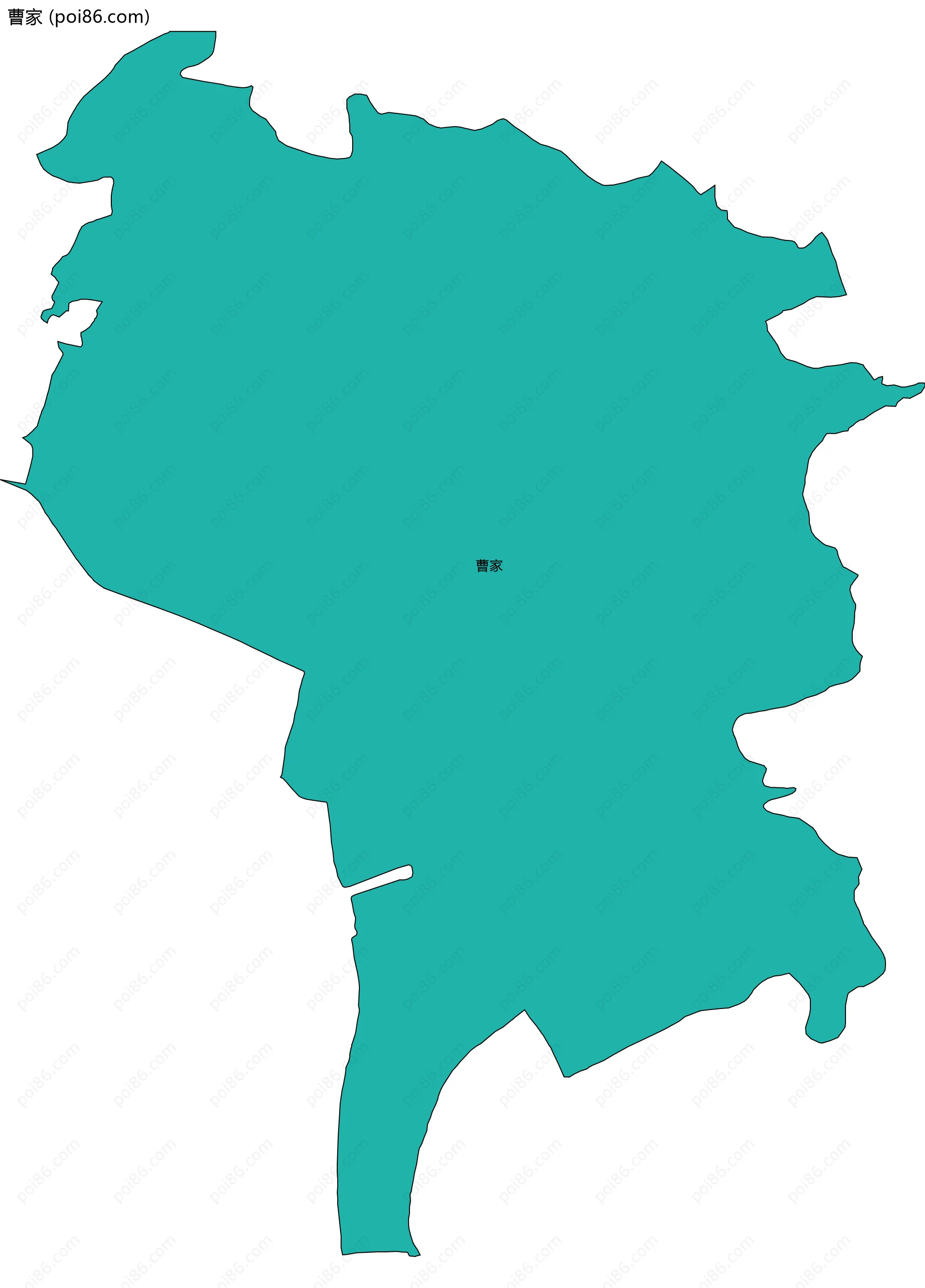 曹家边界地图