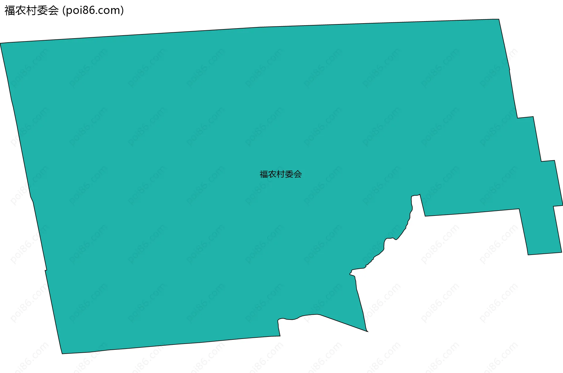 福农村委会边界地图
