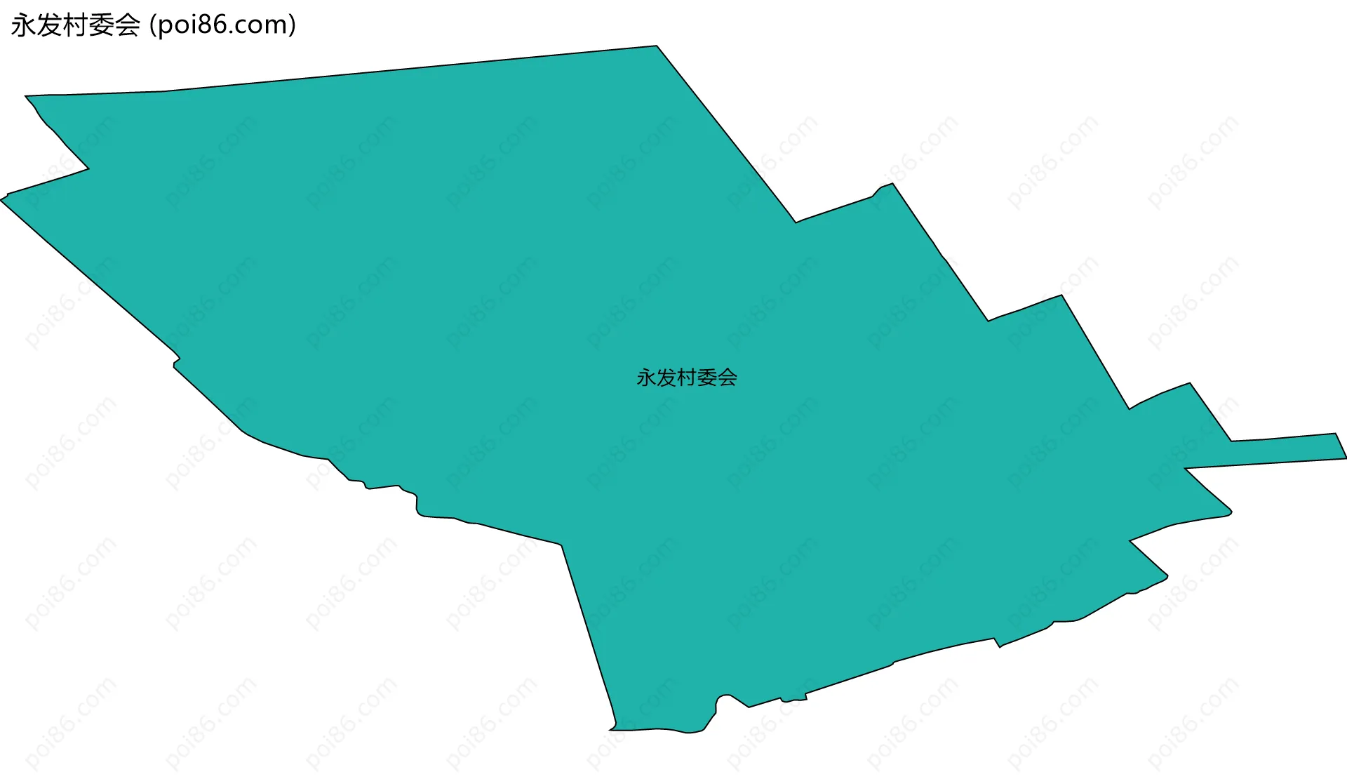 永发村委会边界地图