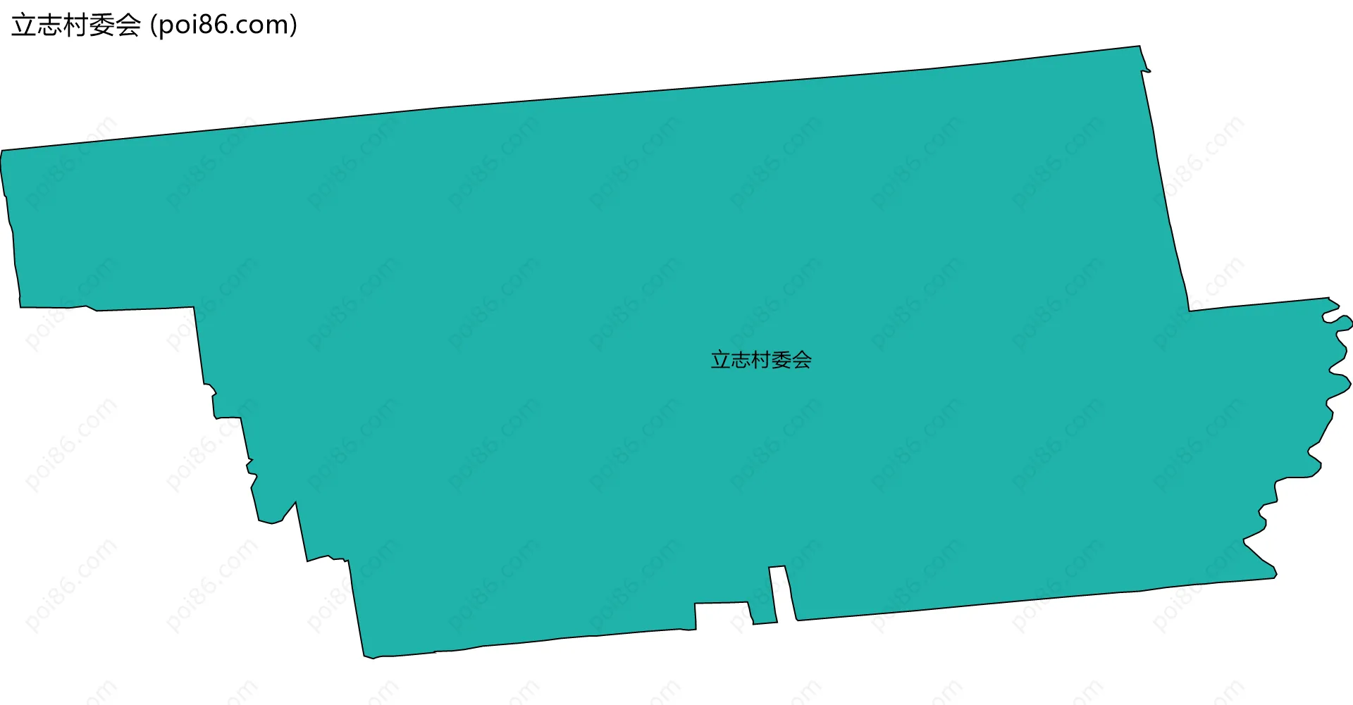 立志村委会边界地图