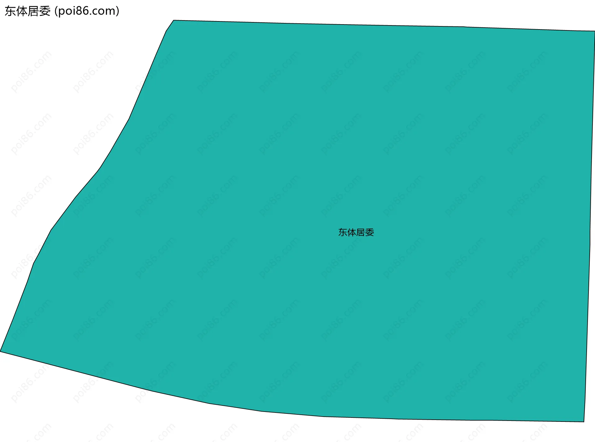 东体居委边界地图