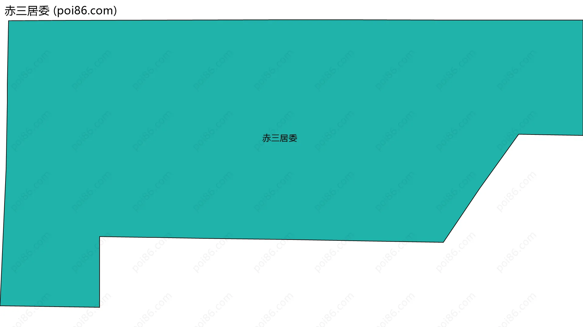 赤三居委边界地图